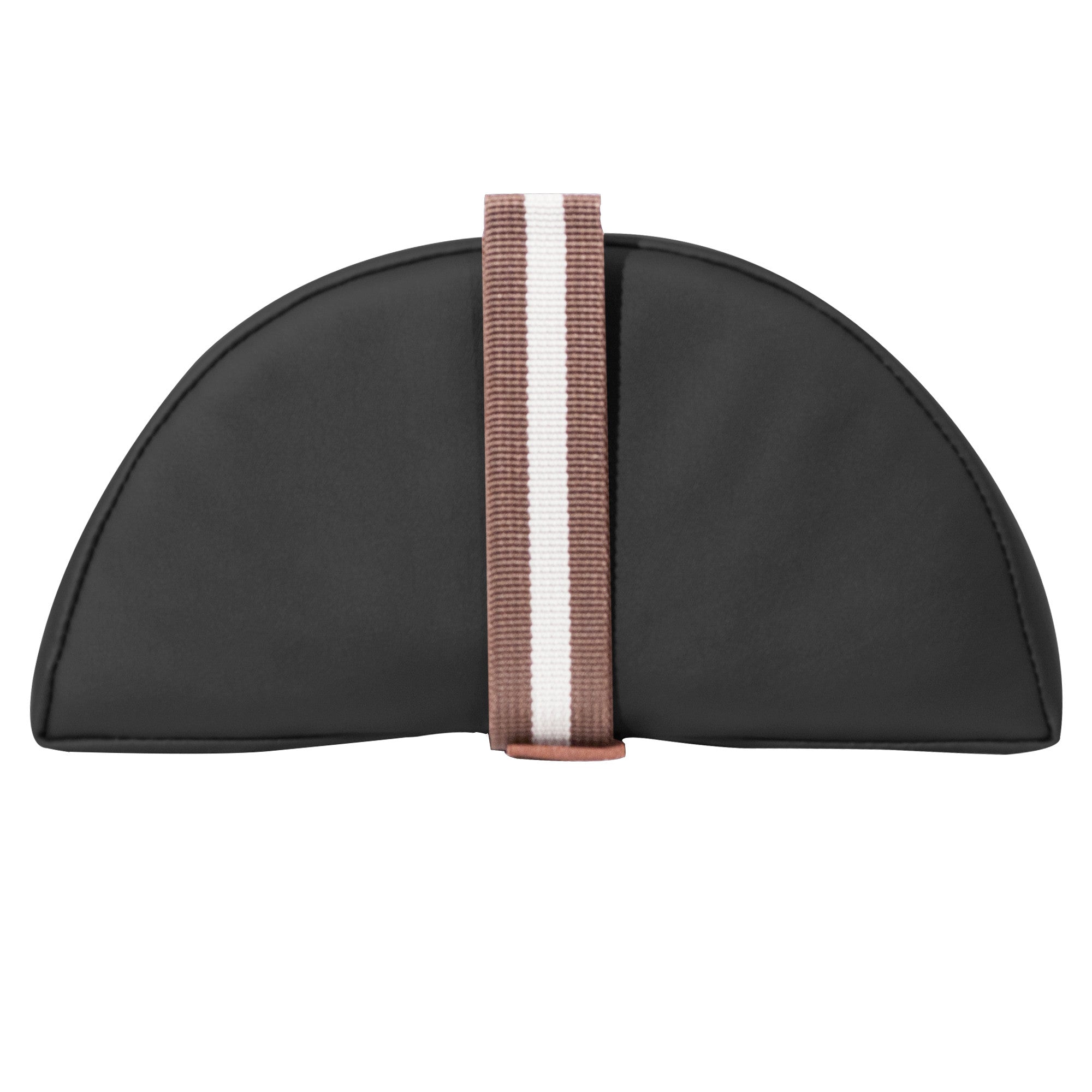 Master Massage Large 6" Semi-Round Bolster - Black