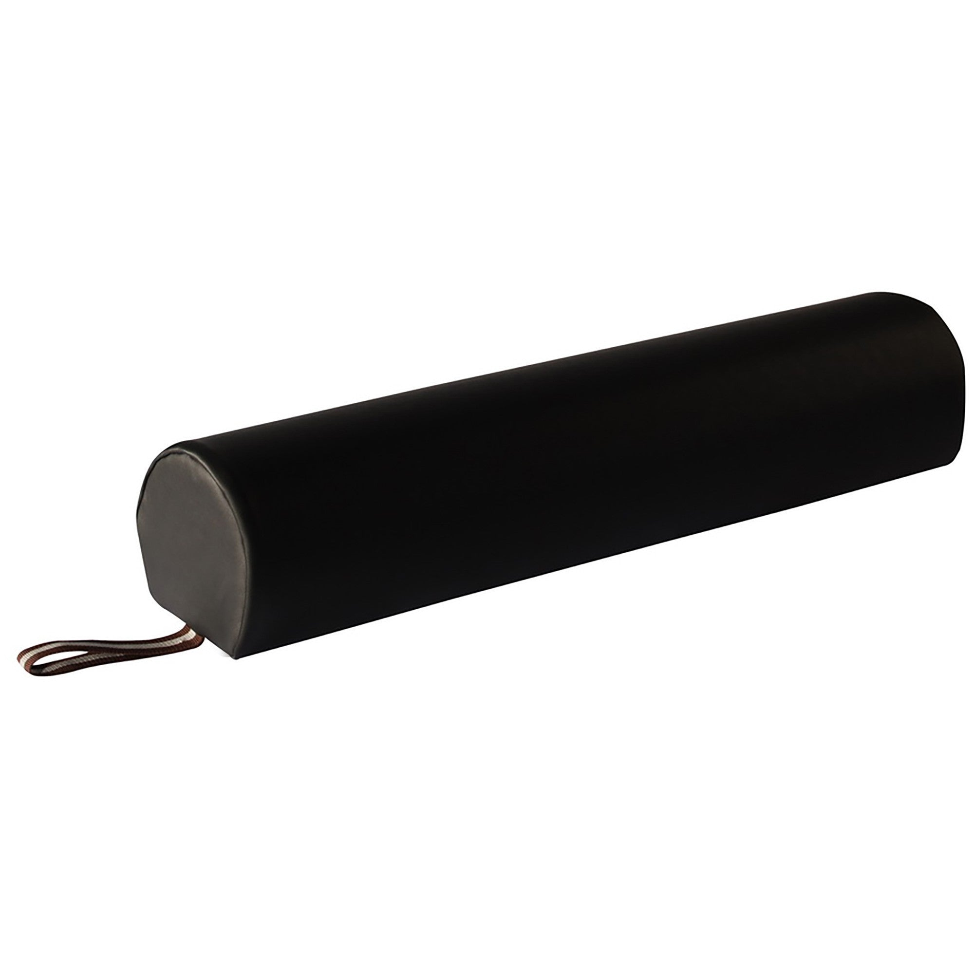 Master Massage 6" 3/4 Round Bolster for Massage Table, Black