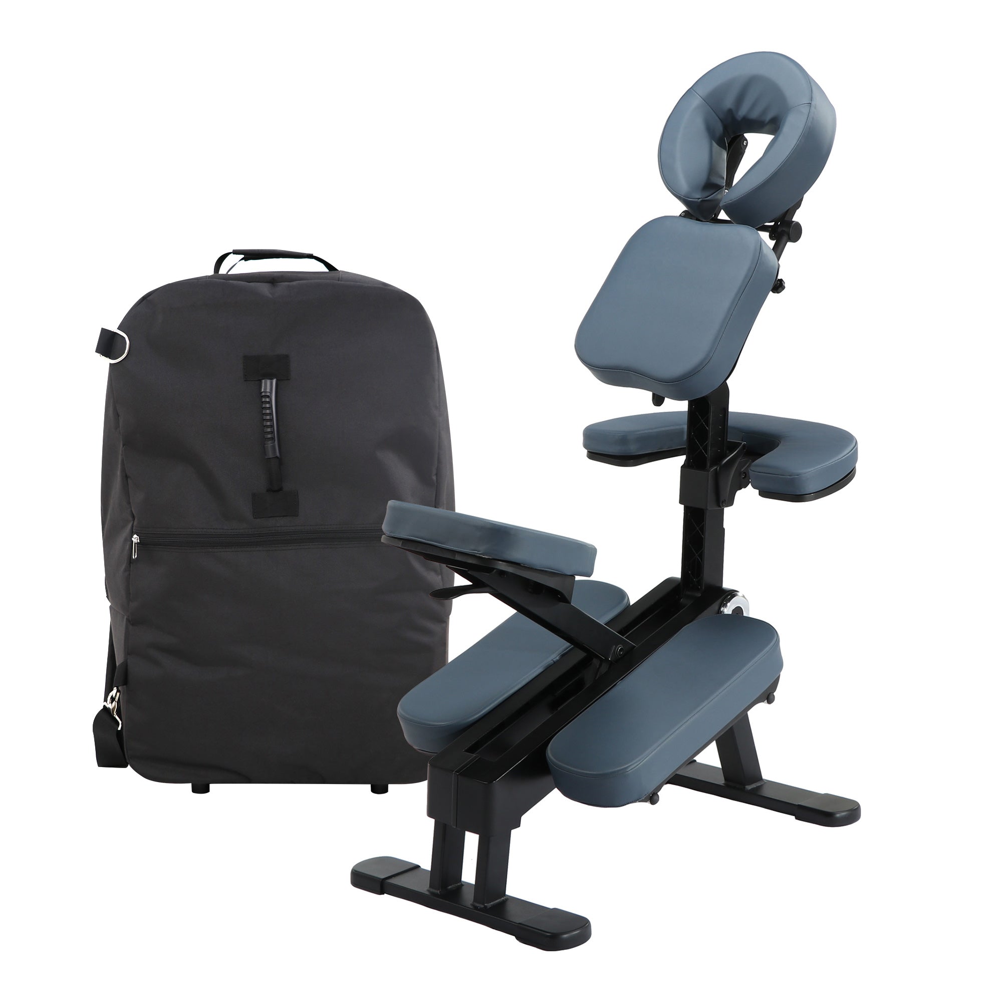 Master Massage - Master Massage Gymlane Portable Massage Chair Royal Blue