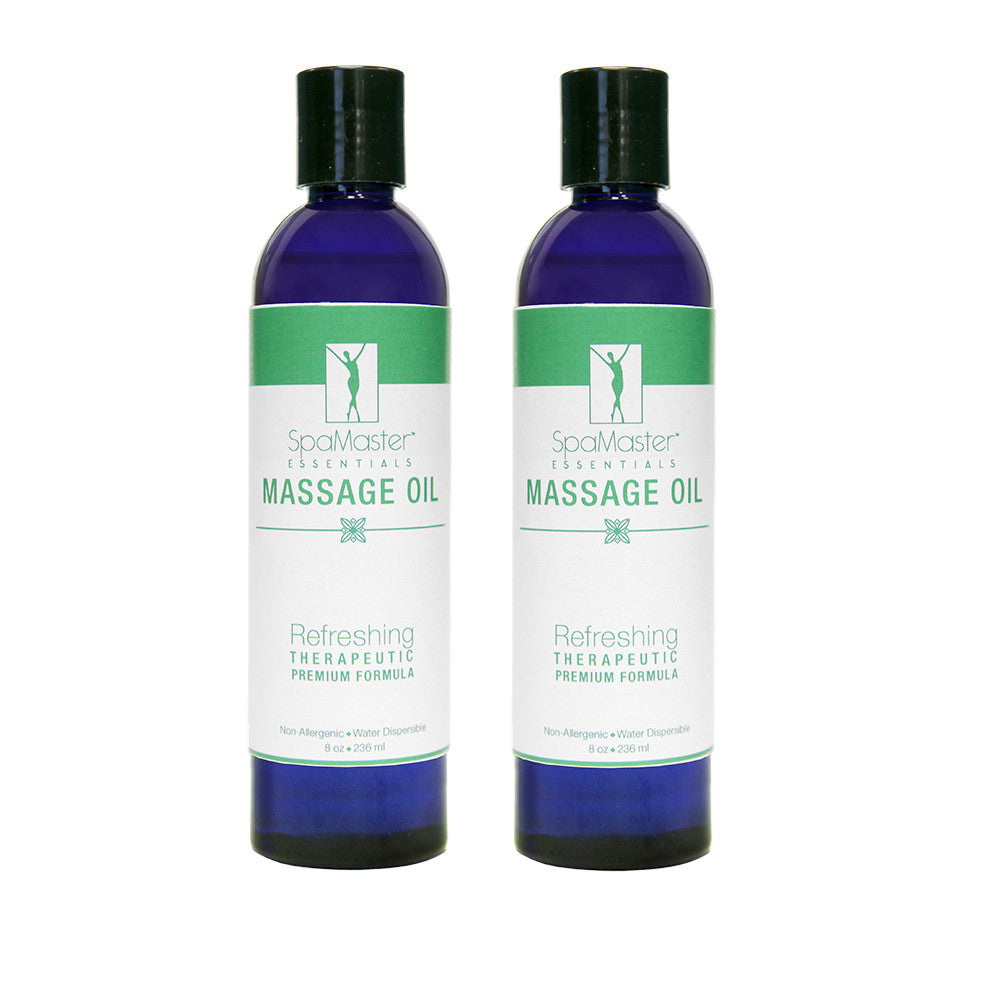 Master Massage - Refreshing Aromatherapy Massage Oil - 2 Pack