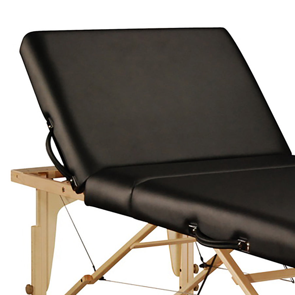 Master Massage 30" Midas Tilt Portable Massage Table Package Backrest Liftback Tattoo and Salon Table black
