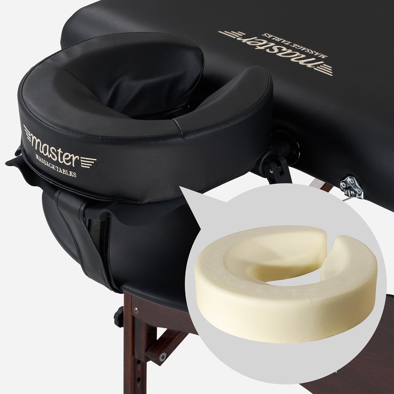 Master Massage 30" ROMA™ Portable Massage Table Package with THERMA-TOP® - Built-In Adjustable Heating System for Extreme Comfort! (Black)