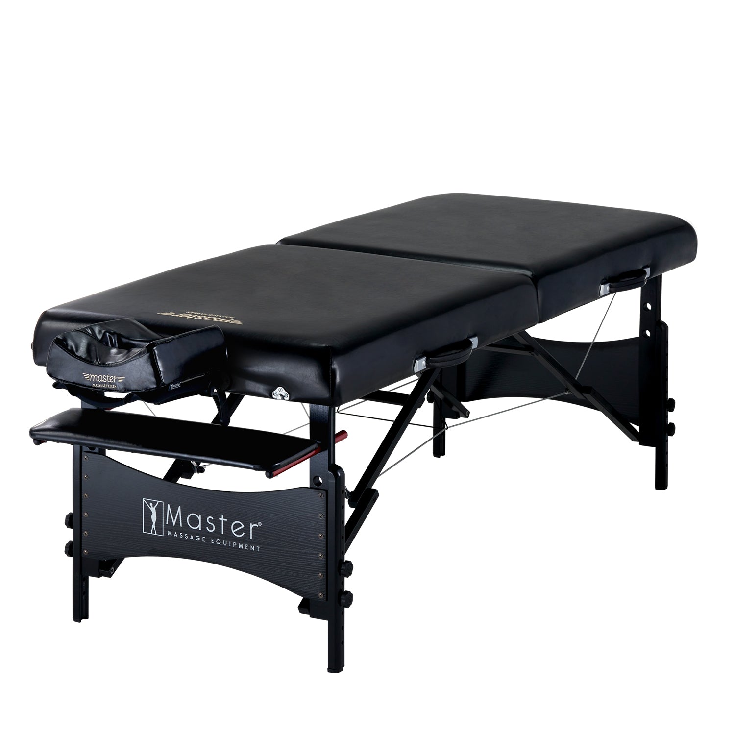 Master Massage 30” GALAXY™ Portable Massage Table Package with a Sophisticated Black on Black Color