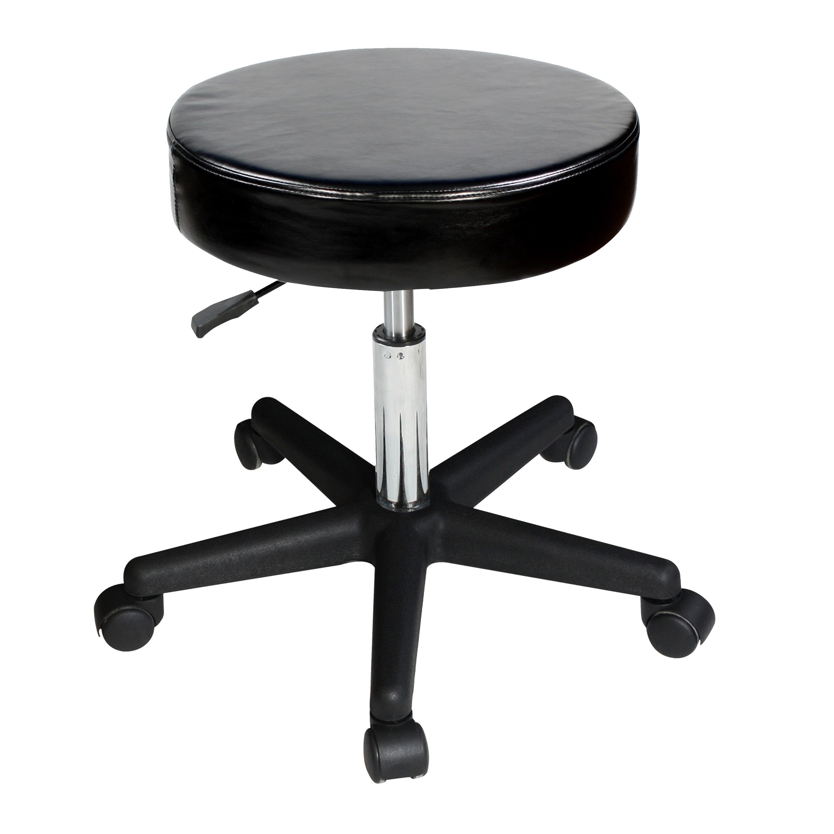 Master Massage Beauty Rolling Swivel Hydraulic Massage Stool Black Color