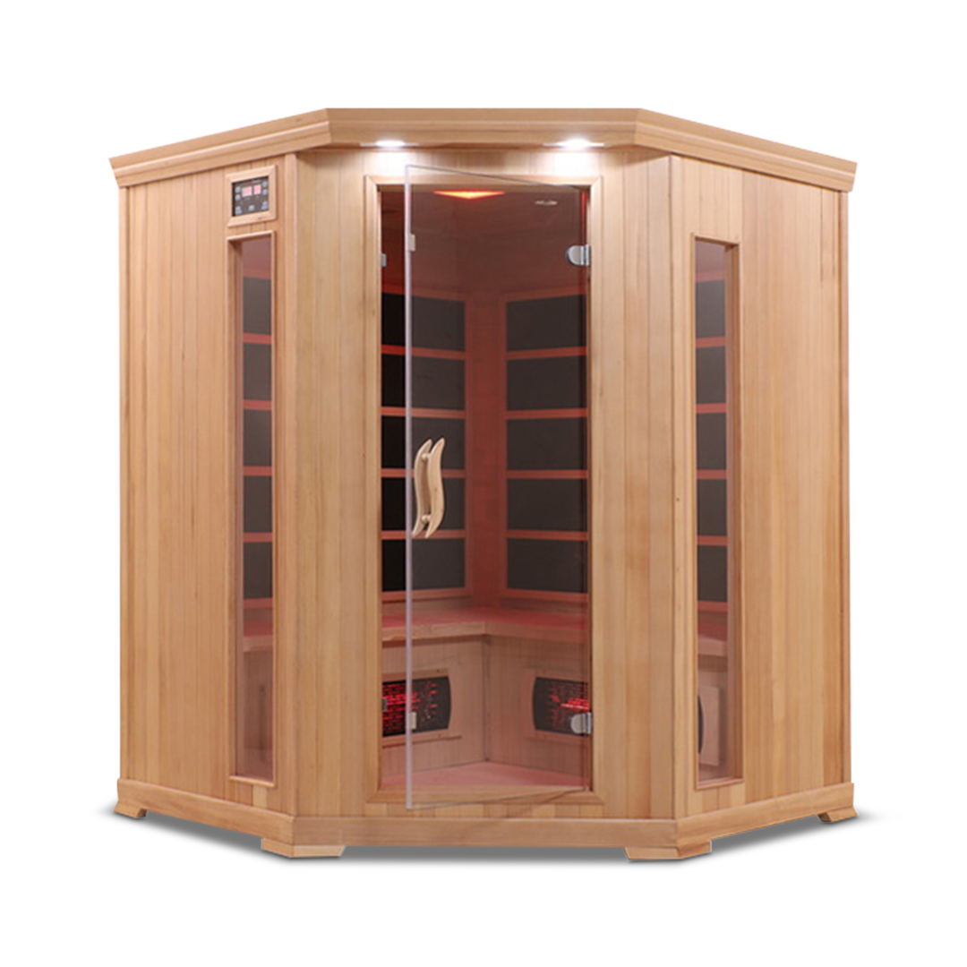 4 Person Full Spectrum Corner Infrared Sauna