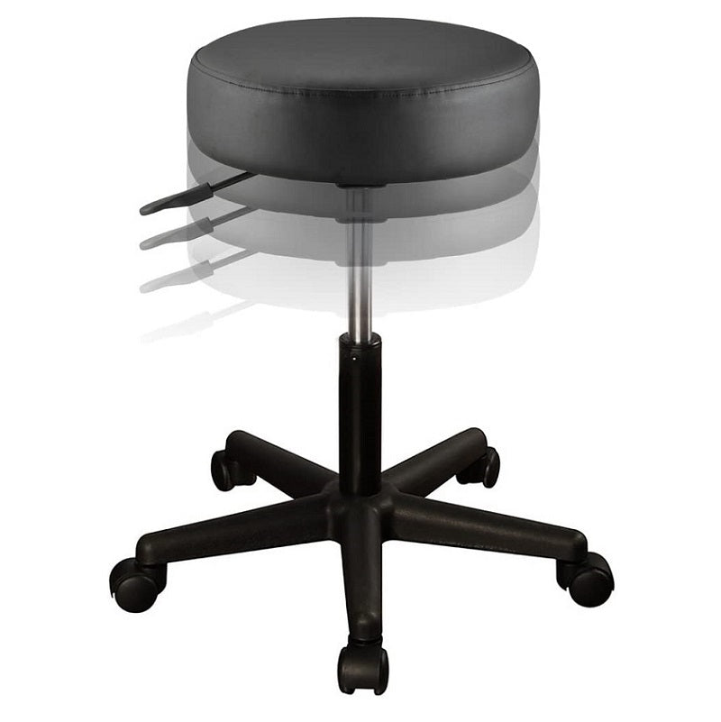 MT Massage Pneumatic Swivel/Rolling Massage Stool Purple