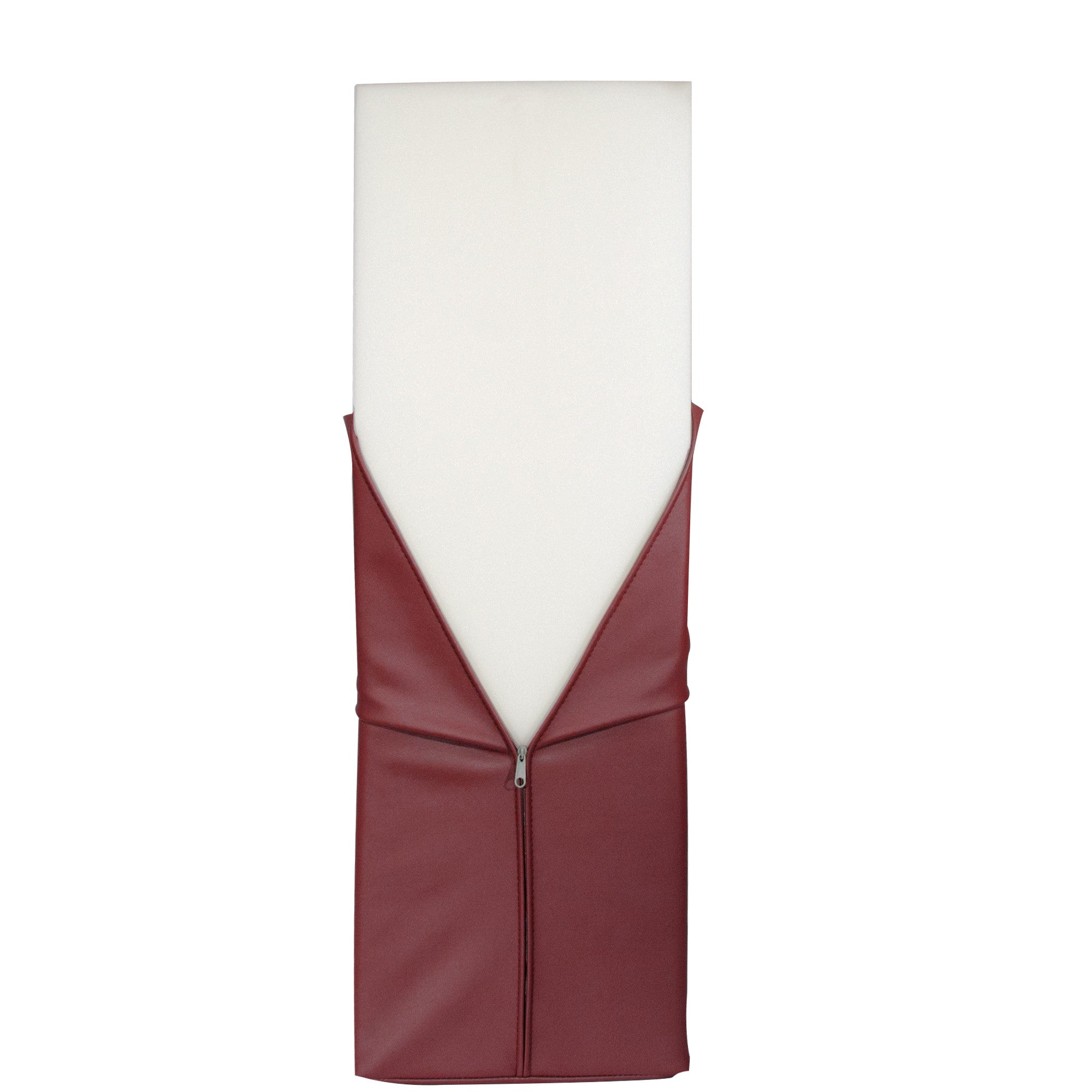 Master Massage Large 6" Semi-Round Bolster - Burgundy