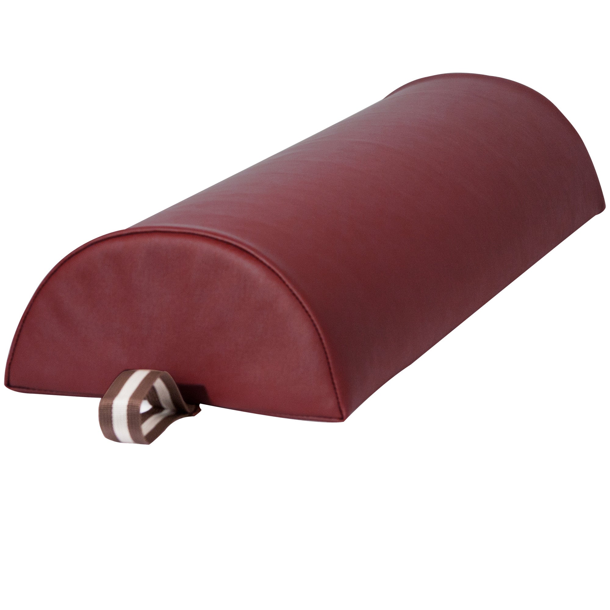 Master Massage Large 6" Semi-Round Bolster - Burgundy