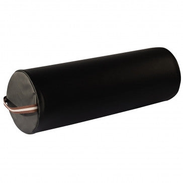 Master Massage Extra Large 9"x26" Full Round Bolster for Massage Table, Black