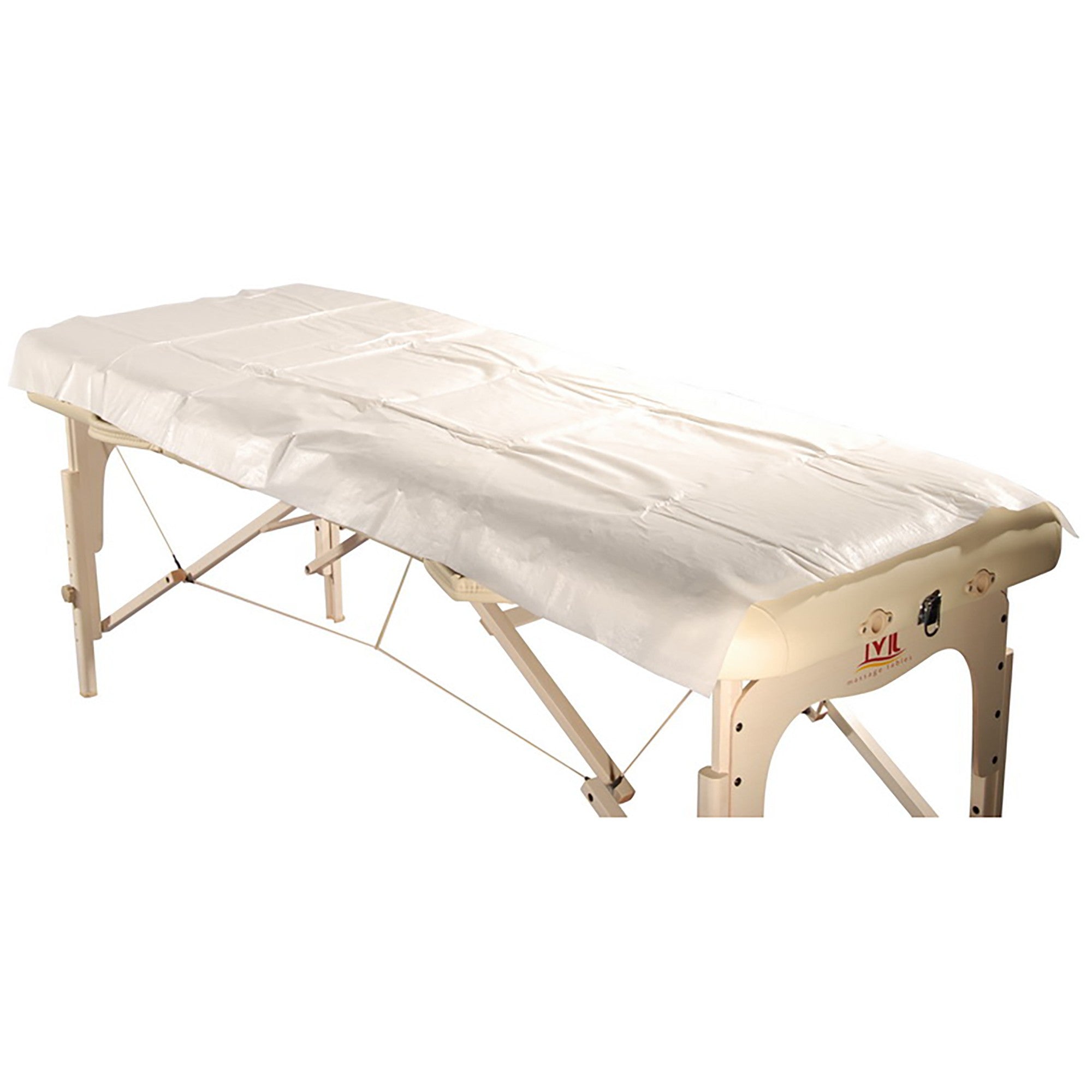 Master Massage Poly-backing Disposable Waterproof Table Sheet (Pack of 10) for MassageTable