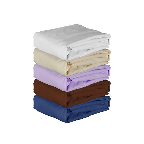 Master Massage Dignity & Luxury Microfiber Table Cover Set 2 Piece Set Dark Chocolate   - Machine Washable