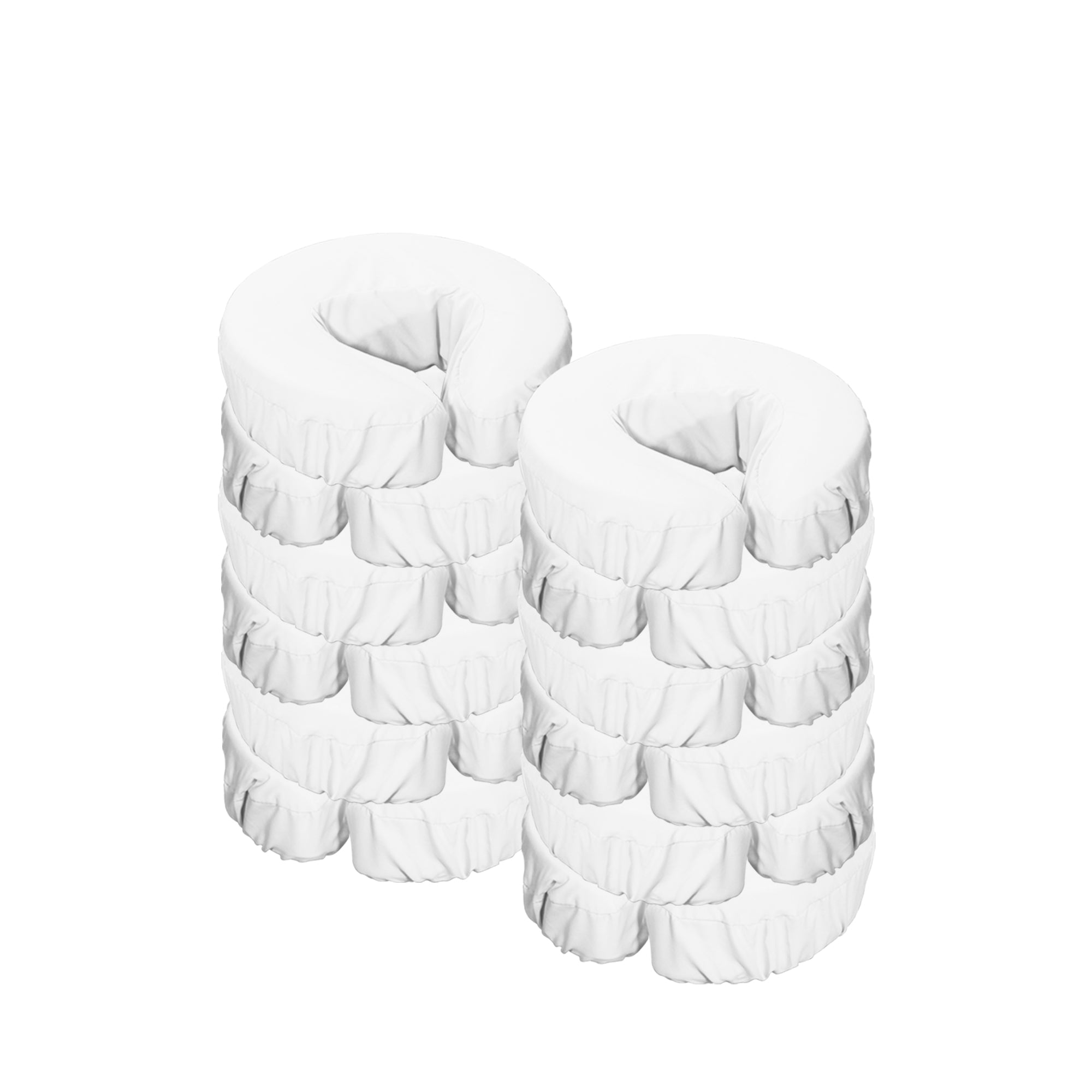 Master Massage Microfiber Face Cushion Cover 12 Piece Set Sand- Machine Washable - 12 Pack