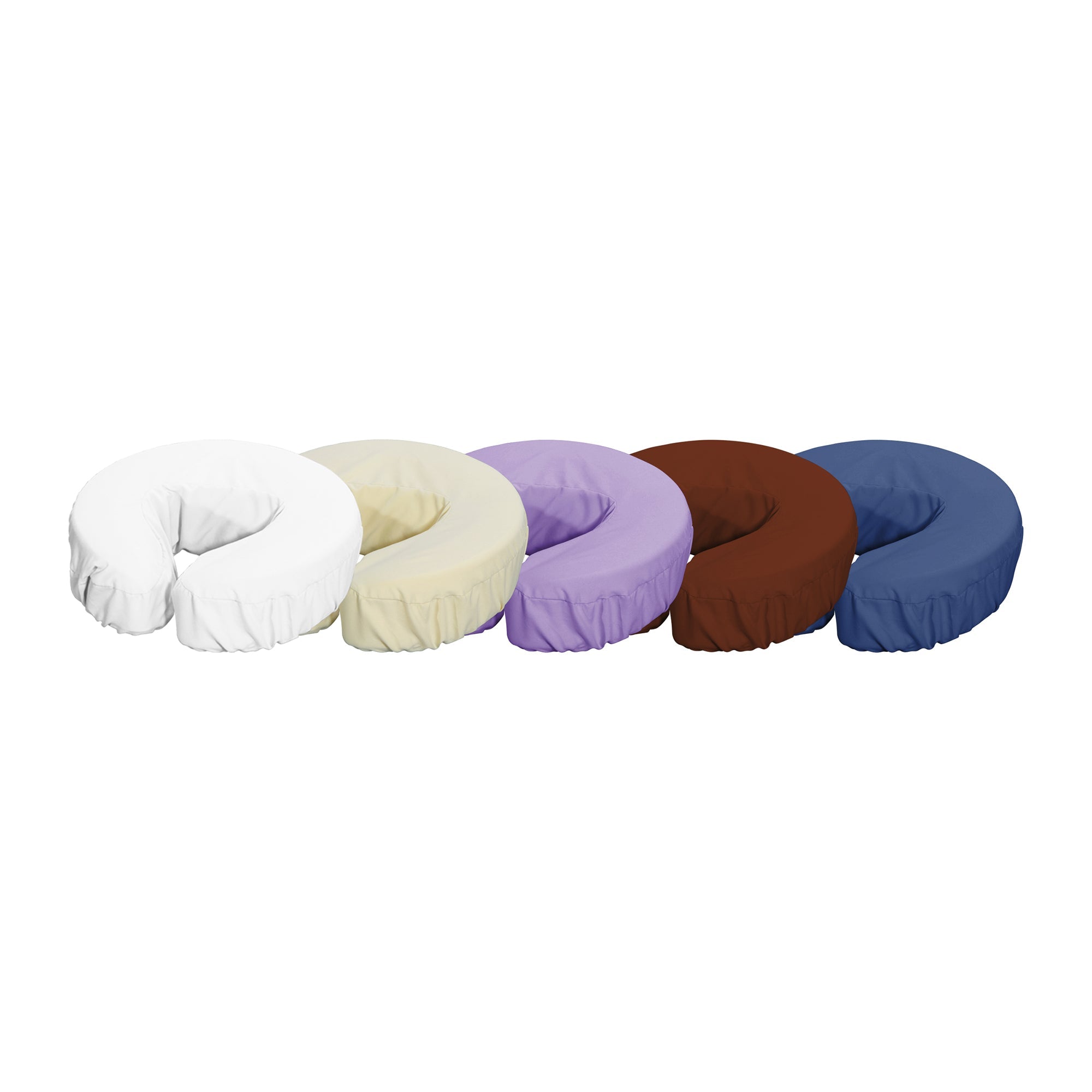 Master Massage Microfiber Face Cushion Cover 12 Piece Set Blue- Machine Washable - 12 Pack