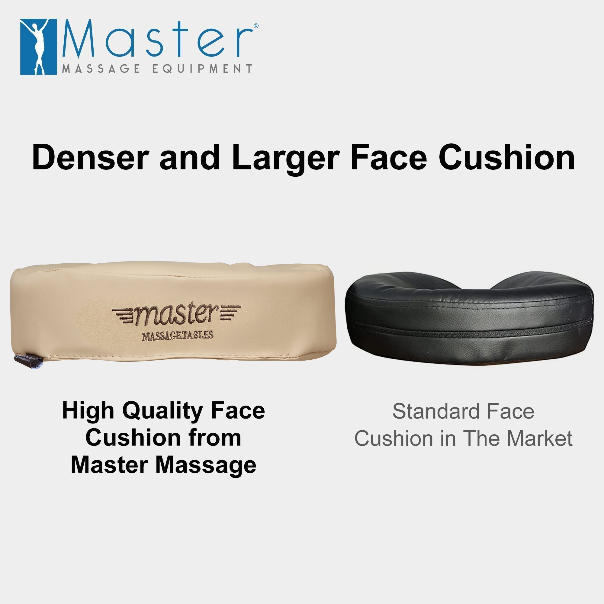 MusicMaster™ Crescent Round High Fidelity Sound Face Cushion- Bluetooth Music Headrest- Cream Luster