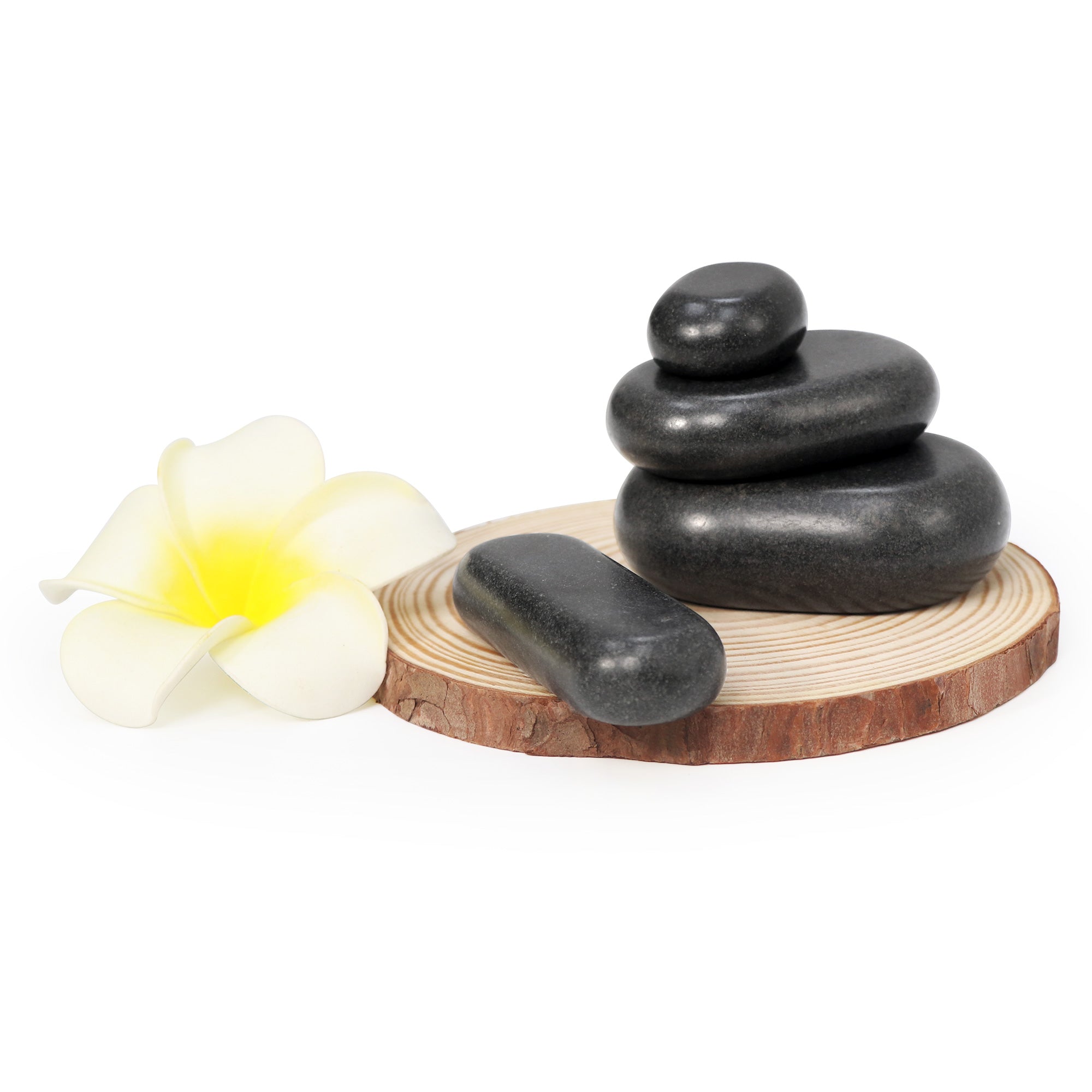 Master Massage 28 Piece Essential Hot Stone Massage Stone Set Kit Package for Professional or Home Spa Stone Therapy, Healing, Pain Relief-Basalt Rock