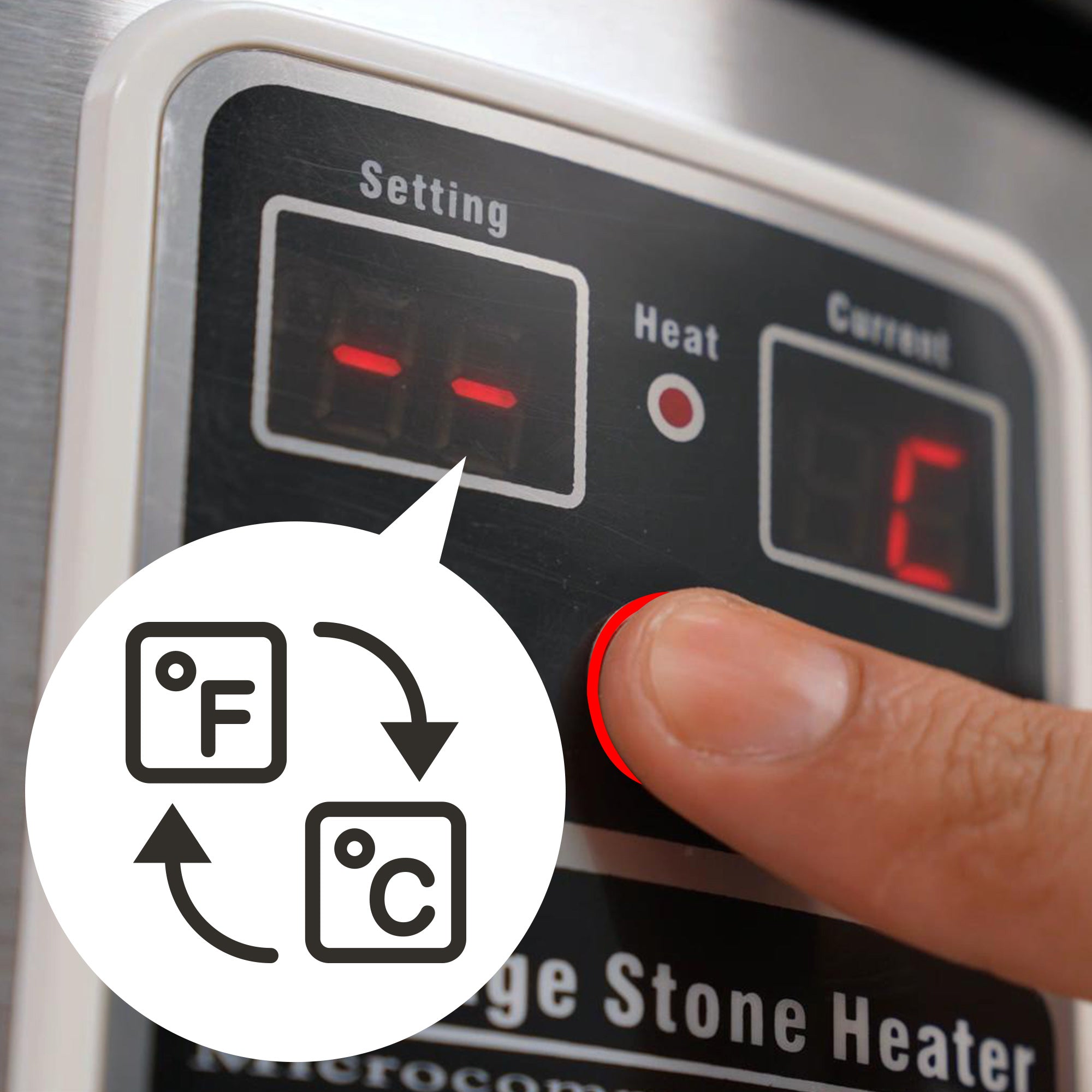 Master Massage 6 Quart LED Hot Stone Warmer with Digital Display– Stainless Steel Hot Stone Heater Portable- Massage Stone Heating Device-Massage Essentials for Massage Therapists