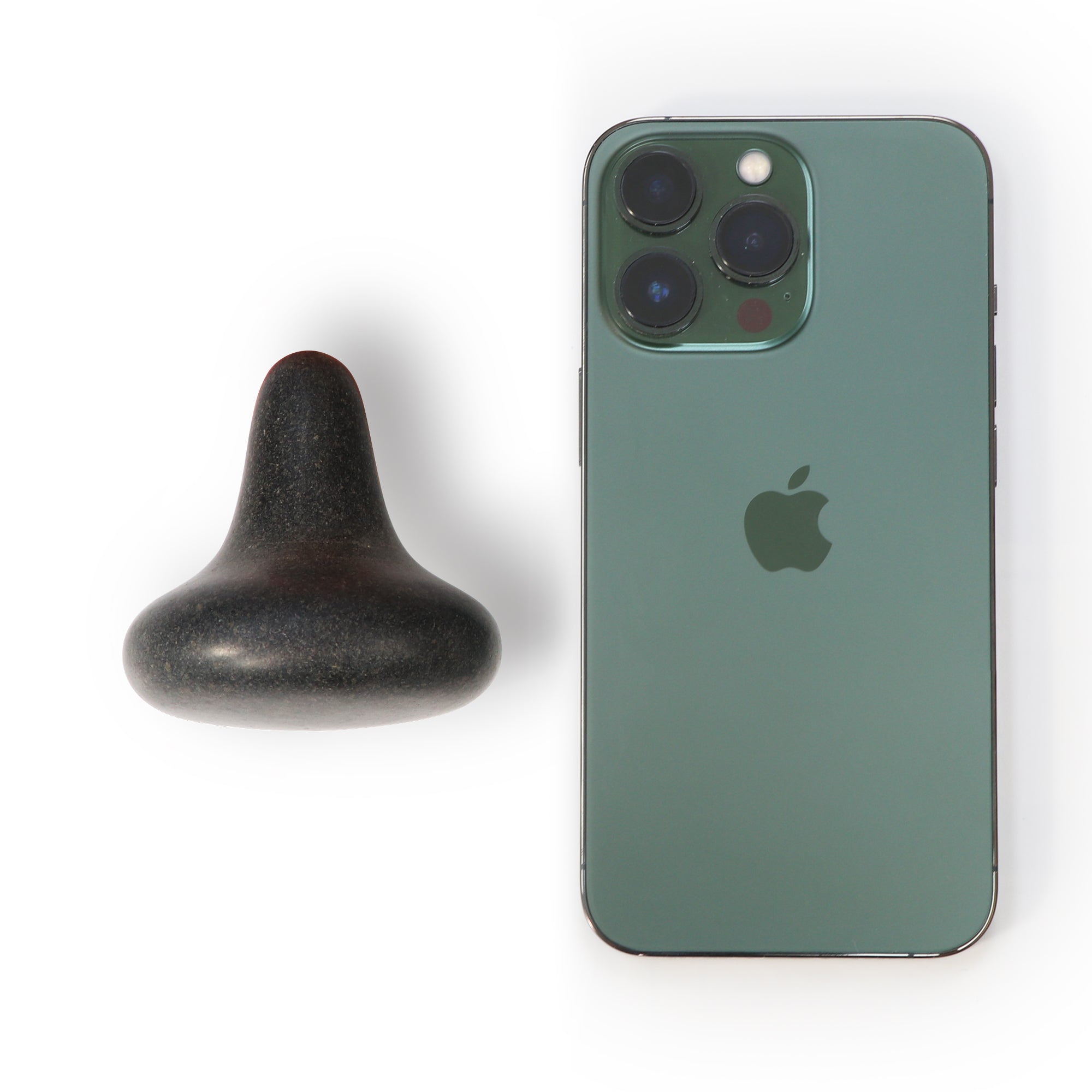 Master Massage Mushroom Shape Balsalt Hot Massage Stone Trigger Presser Point 1 Piece(Φ2.5” x 2.5”)