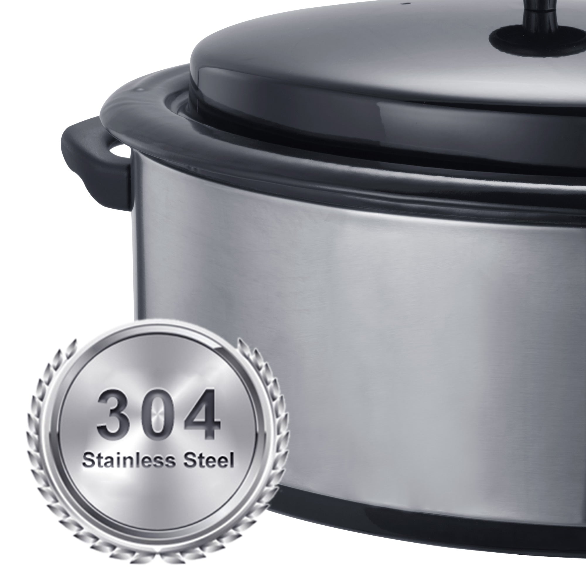 Master Massage 6 Quart LED Hot Stone Warmer with Digital Display– Stainless Steel Hot Stone Heater Portable- Massage Stone Heating Device-Massage Essentials for Massage Therapists