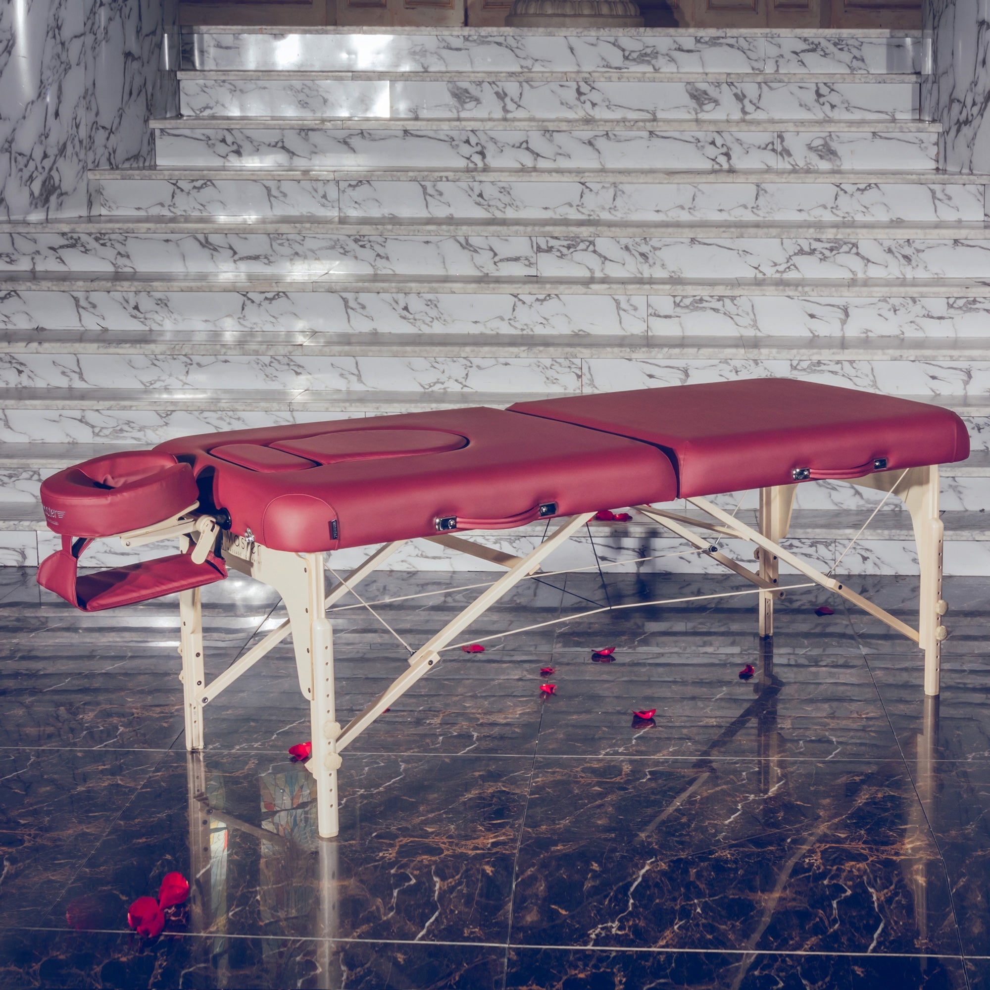 Master Massage 30” Eva Pregnancy Portable Massage & Burgundy Color