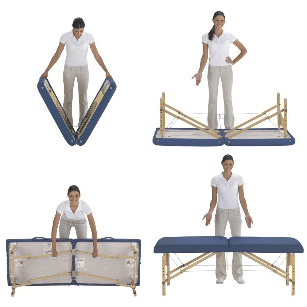 Master Massage 28" Argo Portable Massage Table Package with Ambient Light System
