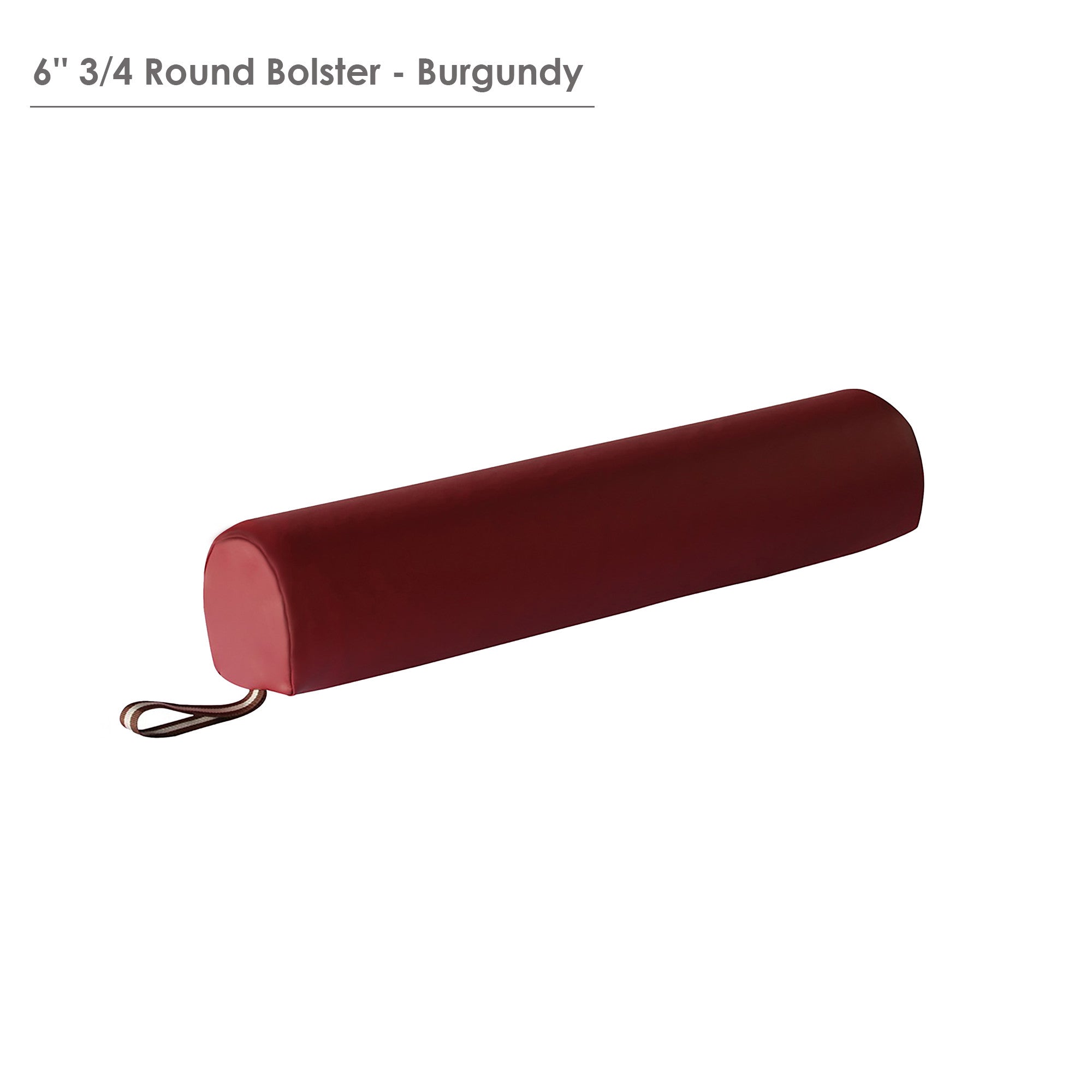 Master Massage 6" 3/4 Round Bolster for Massage Table, Cream