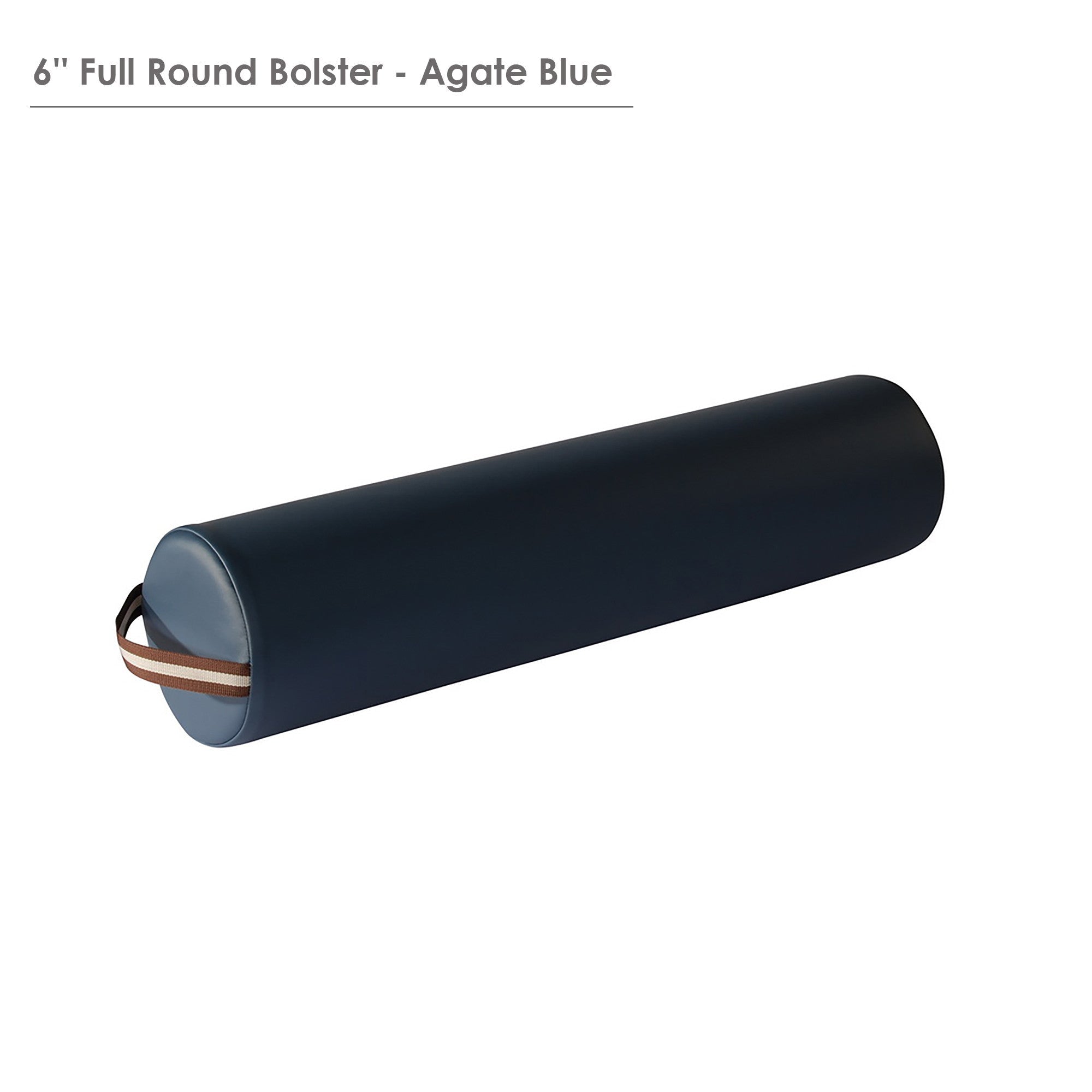 Master Massage 6"x26" Full Round Massage Bolster - Burgundy