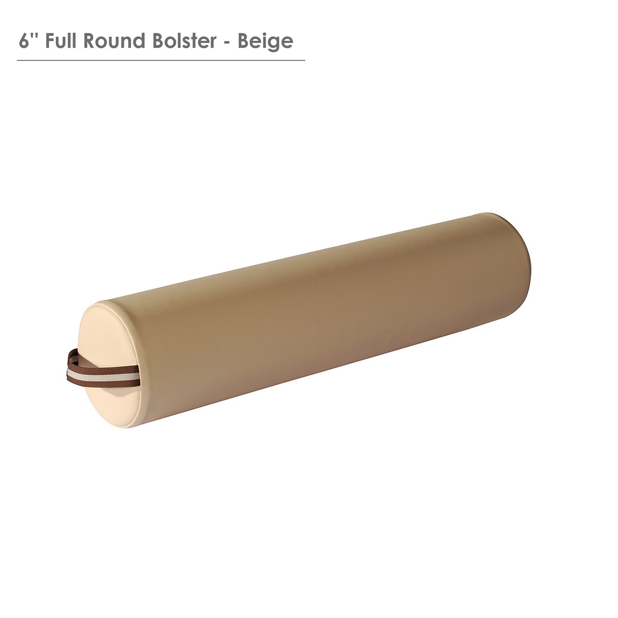 Master Massage 6"x26" Full Round Massage Bolster - Burgundy
