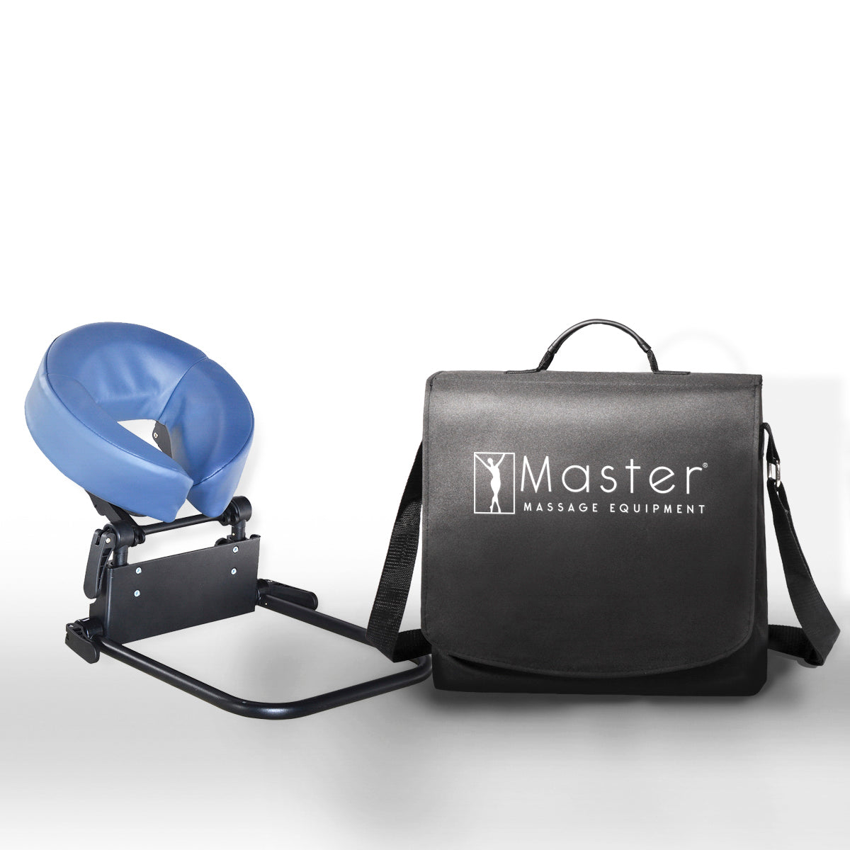 Master Massage Home Use Sleeping Mattress Top Massage Kit-Adjustable Headrest Face Pillow Cradle & Face Cushion Support Bracket, Cream