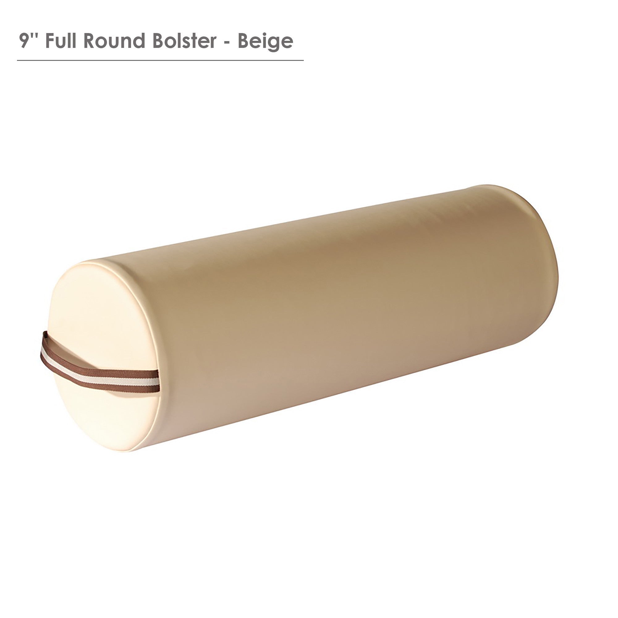 Master Massage Extra Large 9"x26" Full Round Bolster for Massage Table, Burgundy