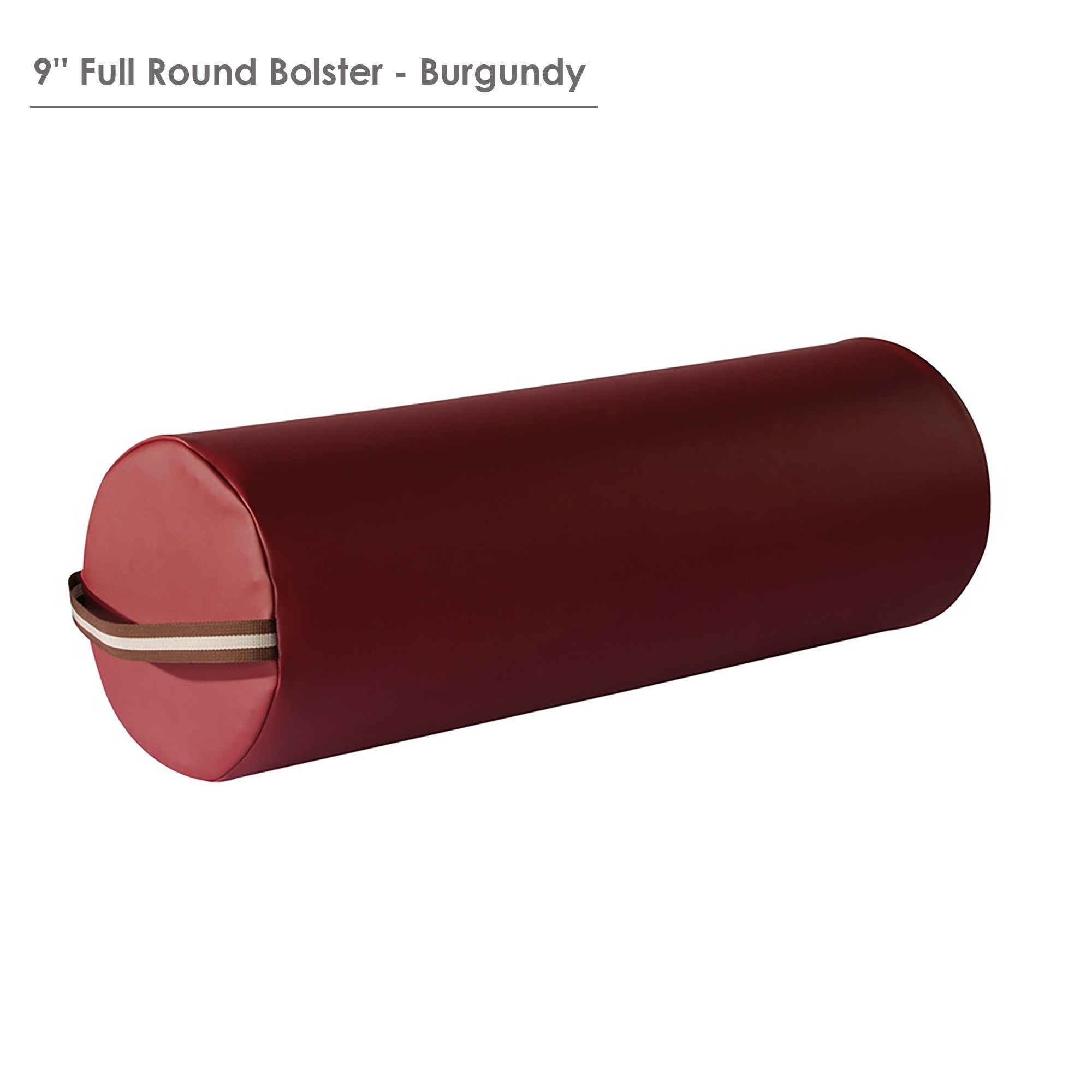 Master Massage Extra Large 9"x26" Full Round Bolster for Massage Table, Cream