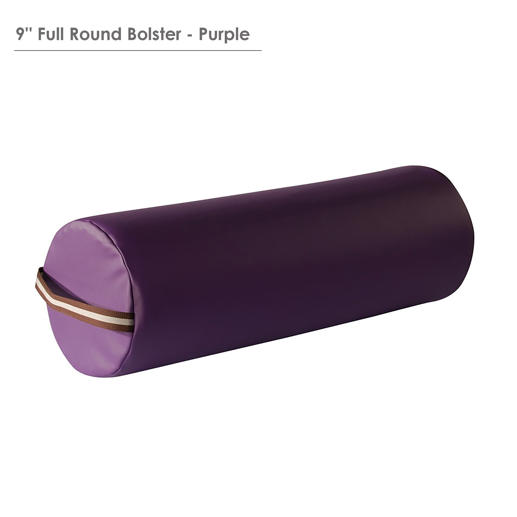 Master Massage Extra Large 9"x26" Full Round Bolster for Massage Table, Black
