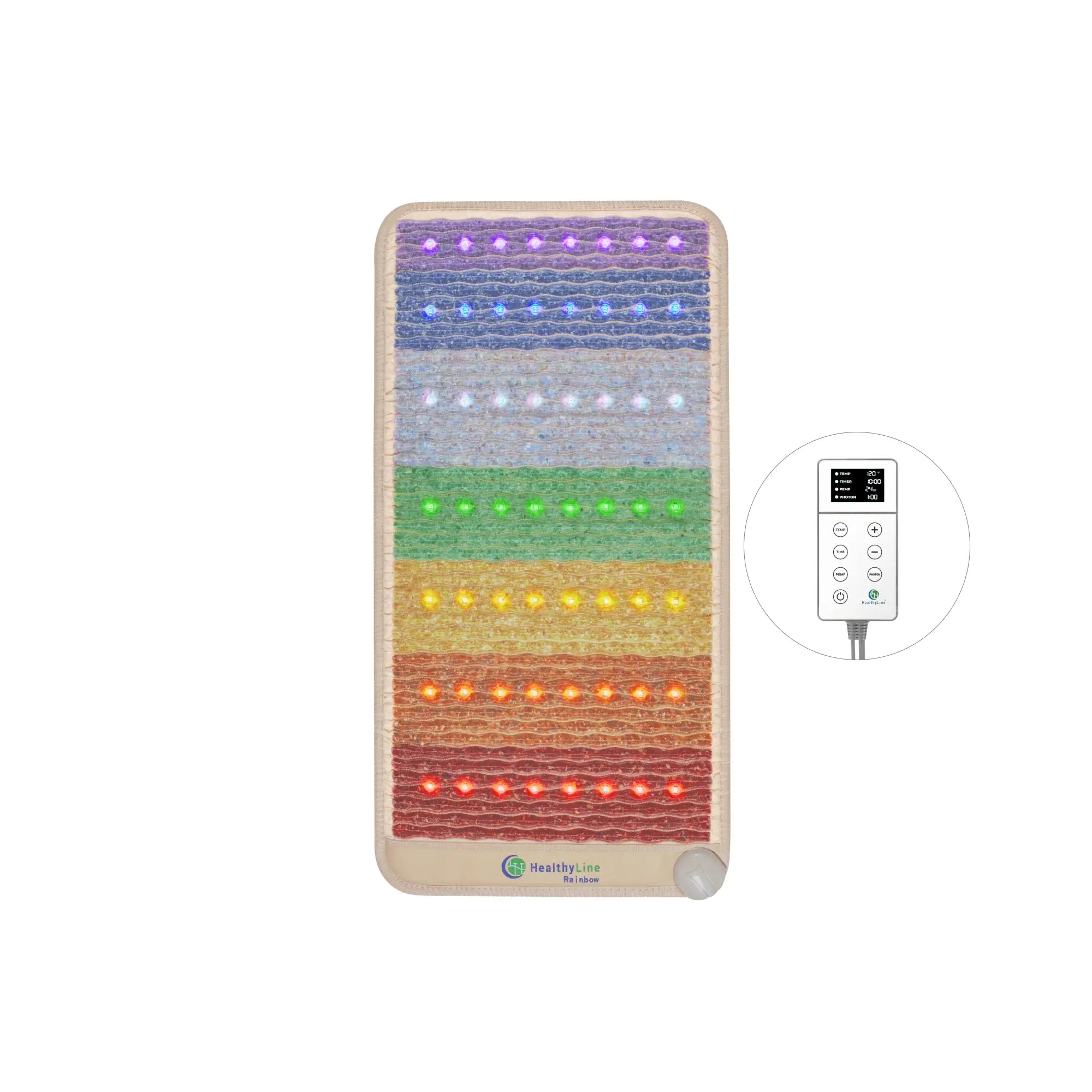 The Rainbow Chakra Series | PEMF Infrared Heating Mats