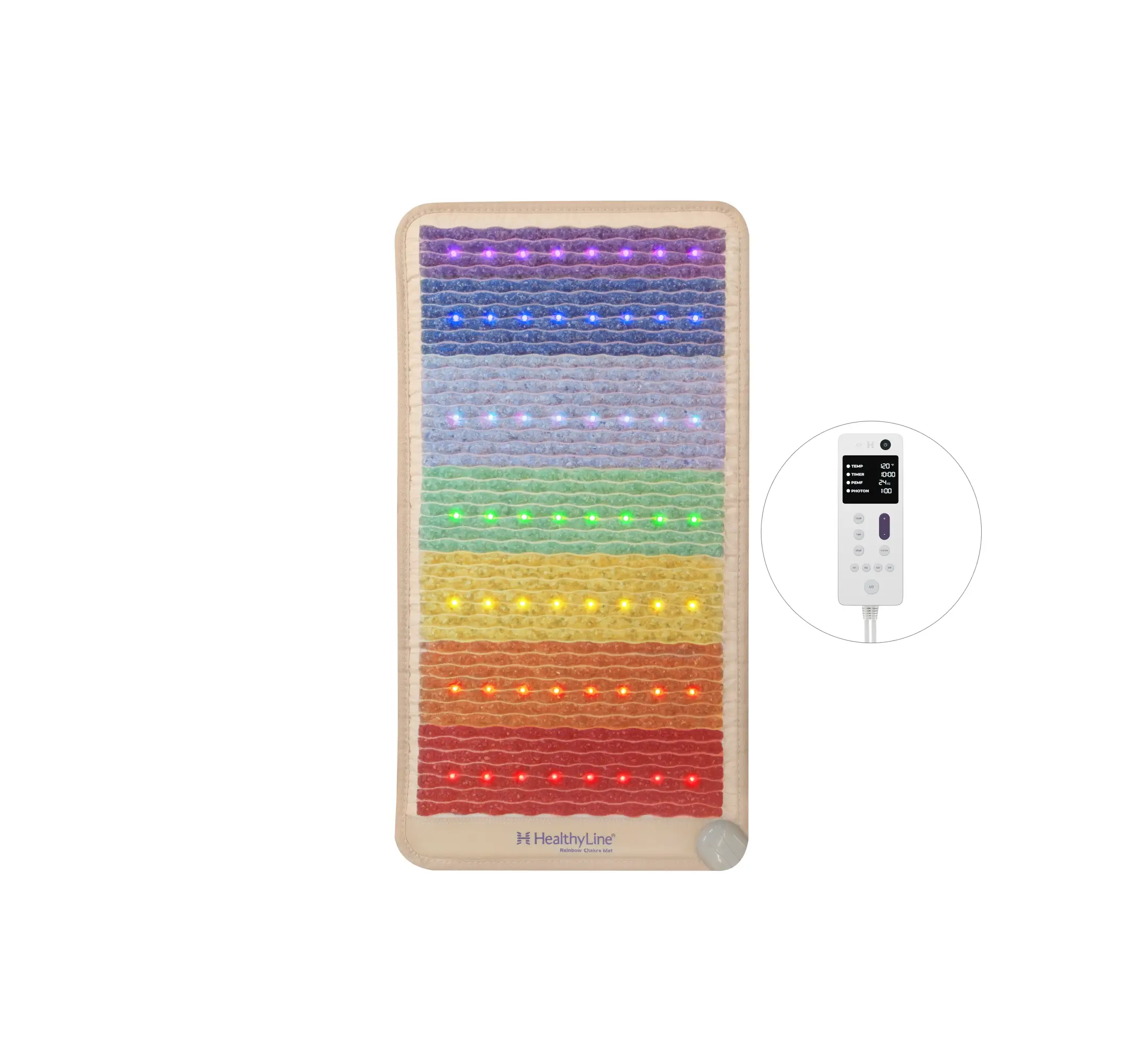 The Rainbow Chakra Series | PEMF Infrared Heating Mats