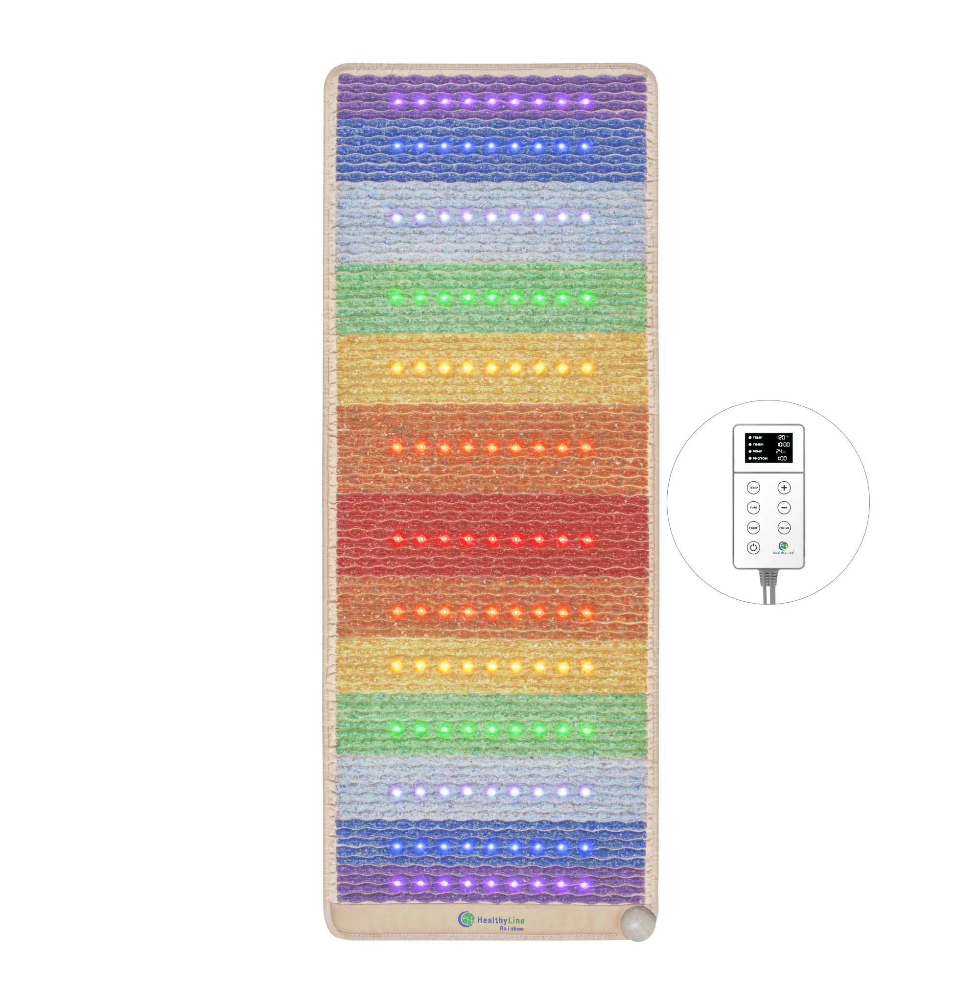 The Rainbow Chakra Series | PEMF Infrared Heating Mats