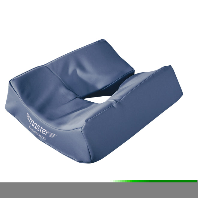 Master Massage Ergonomic Dream Face Cushion Pillow Memory Foam Universal Headrests Cradle - Royal Blue