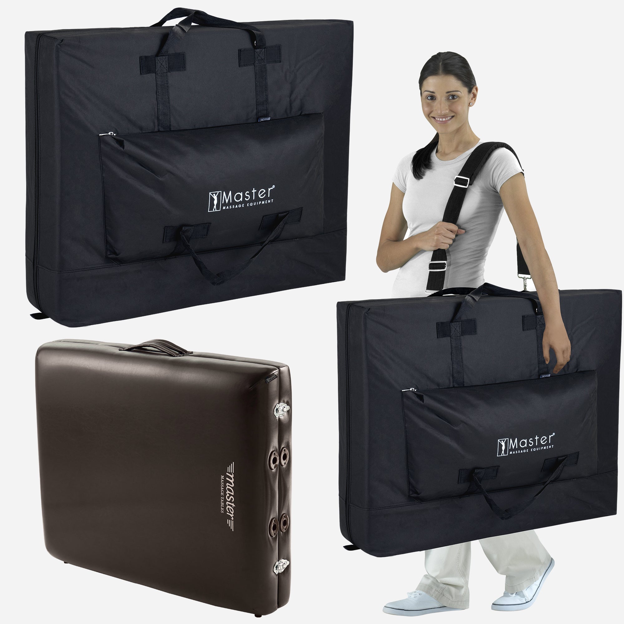 Master Massage 30" Balboa™ Portable Massage & Exercise Table NO-Frills Package, Chocolate Luster