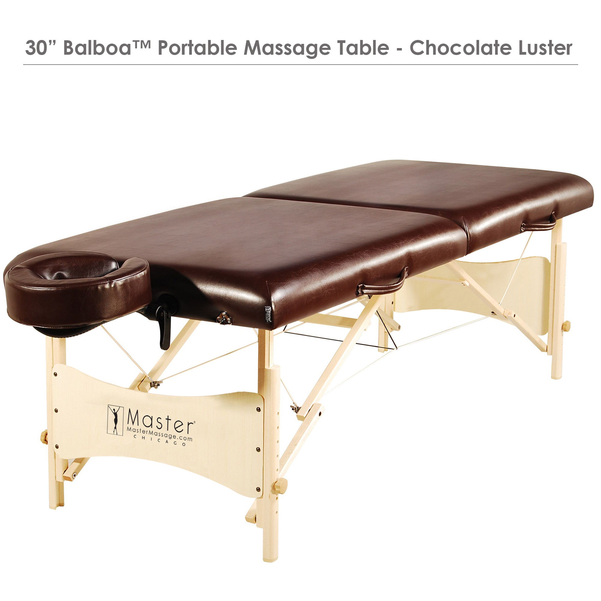 Master Massage 30" Balboa™ Portable Massage & Exercise Table Package, Black Luster
