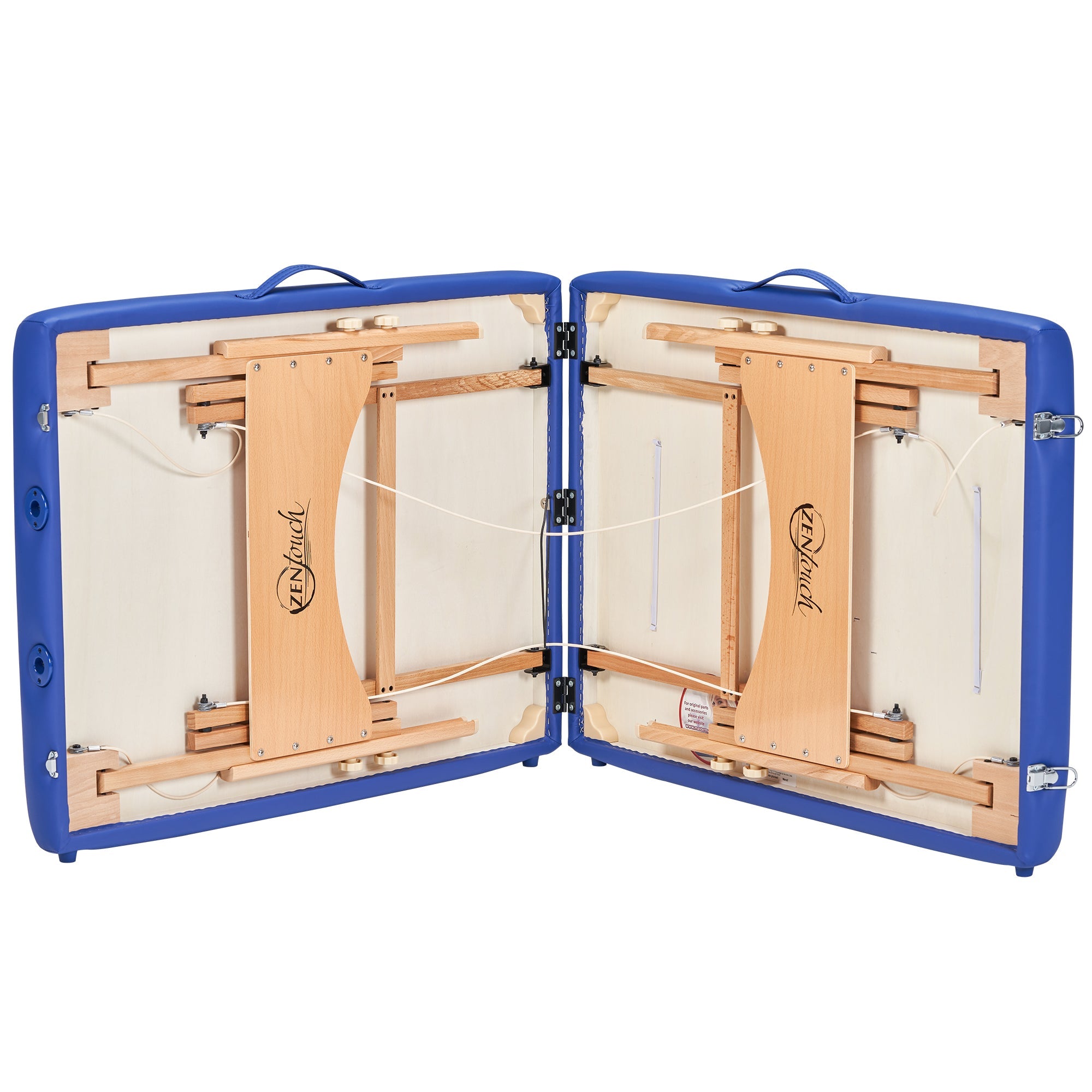 Master ZEN-touch Brady Lightweight Portable Massage Table Beauty Bed Tattoo Spa Salon Facial Lush Bed, Sky Blue, Wood 27''