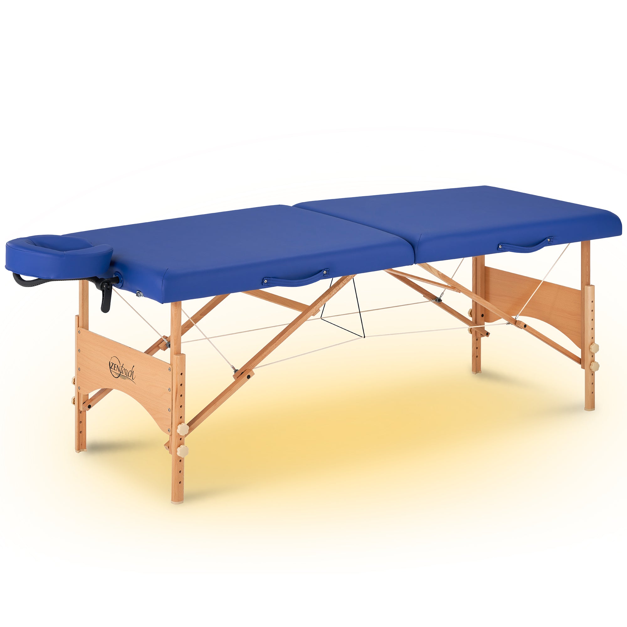 Master ZEN-touch Brady Lightweight Portable Massage Table Beauty Bed Tattoo Spa Salon Facial Lush Bed, Sky Blue, Wood 27''