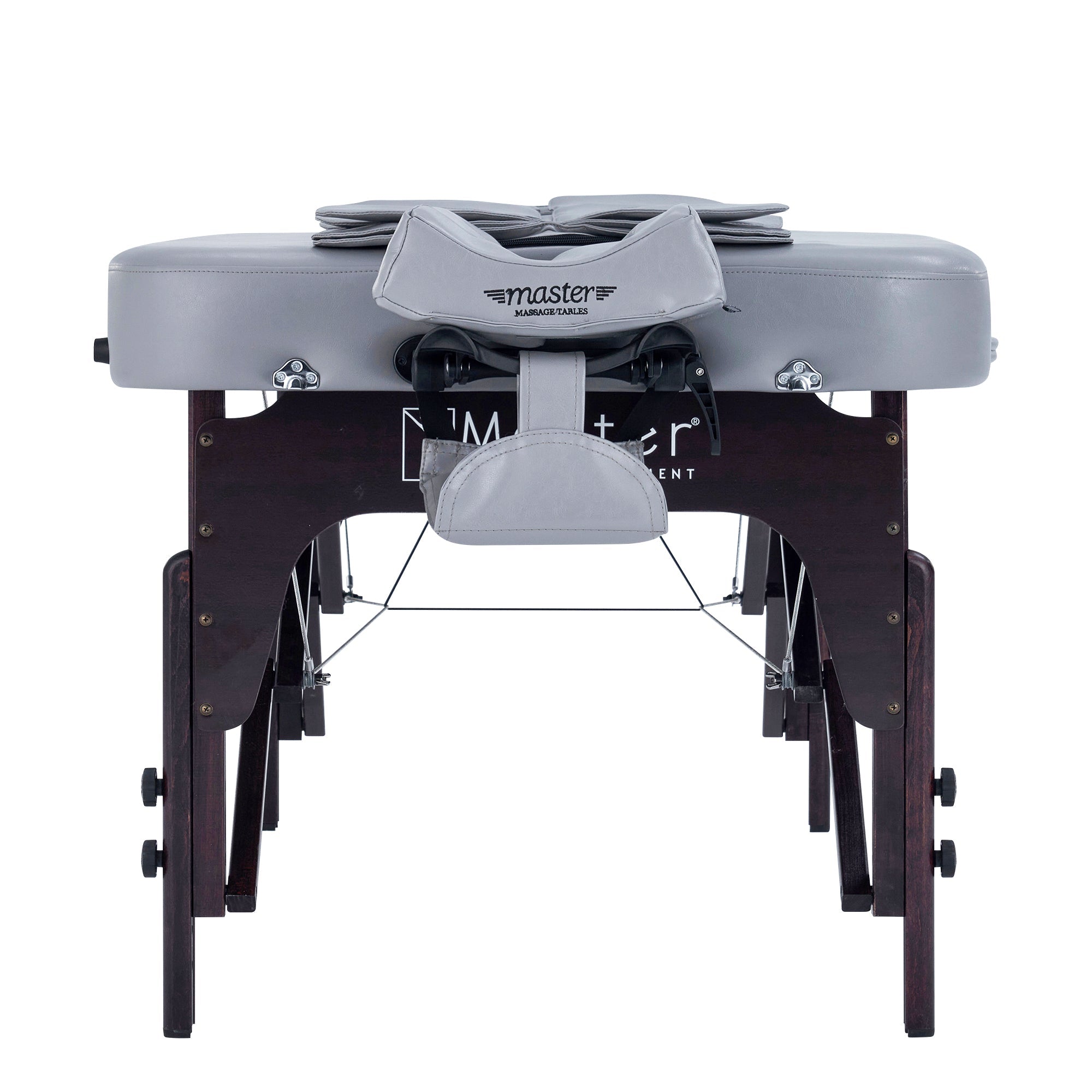 Master Massage 30” Bristol Airwave Full Body Stretching Portable Massage Table with Reiki Panel and Airbags . 3D Lumbar Traction - Neck, Back, Waist, Hip Relaxation & Pain Relief for Professional& Home Use Chiropractic Table (Dove Grey)