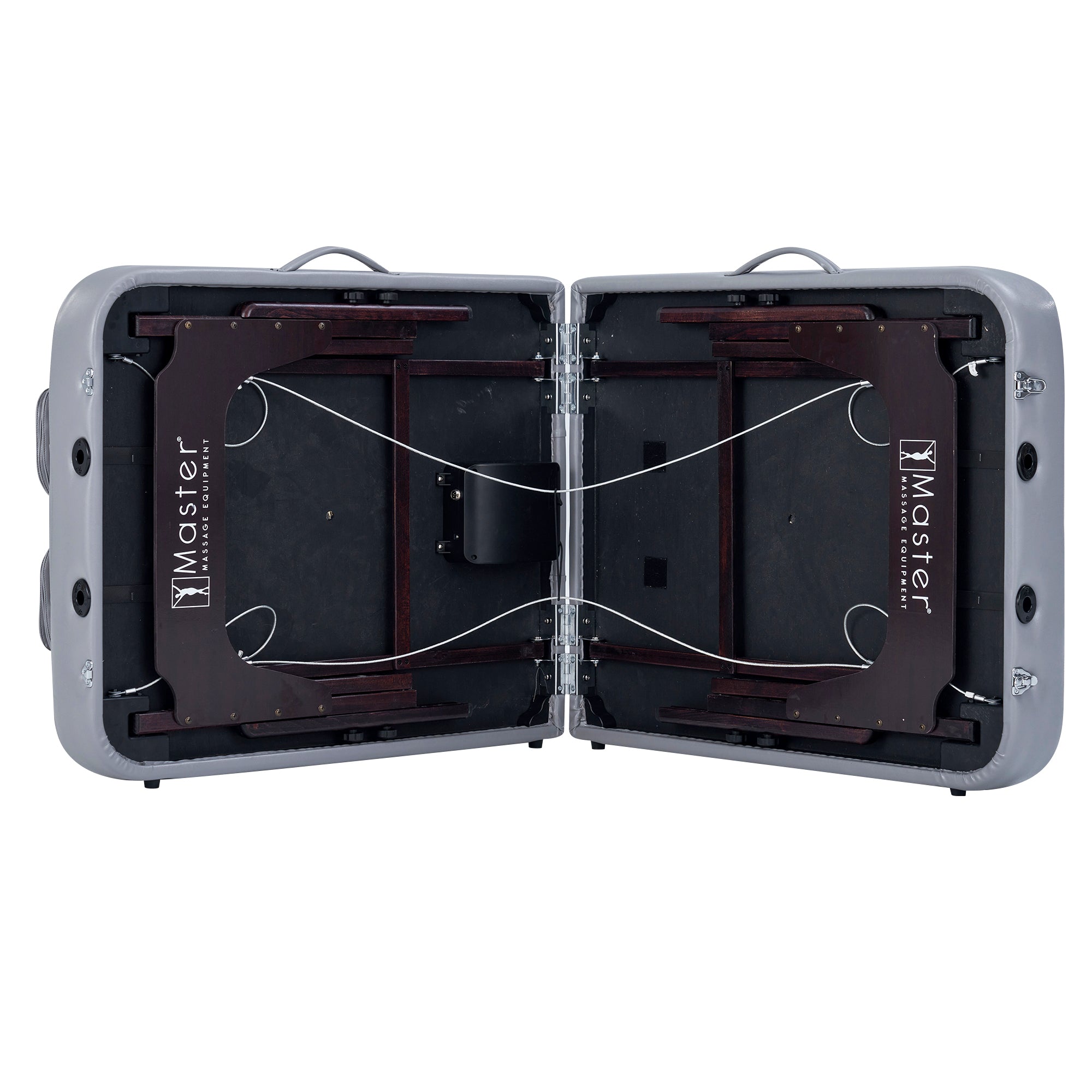 Master Massage 30” Bristol Airwave Full Body Stretching Portable Massage Table with Reiki Panel and Airbags . 3D Lumbar Traction - Neck, Back, Waist, Hip Relaxation & Pain Relief for Professional& Home Use Chiropractic Table (Dove Grey)