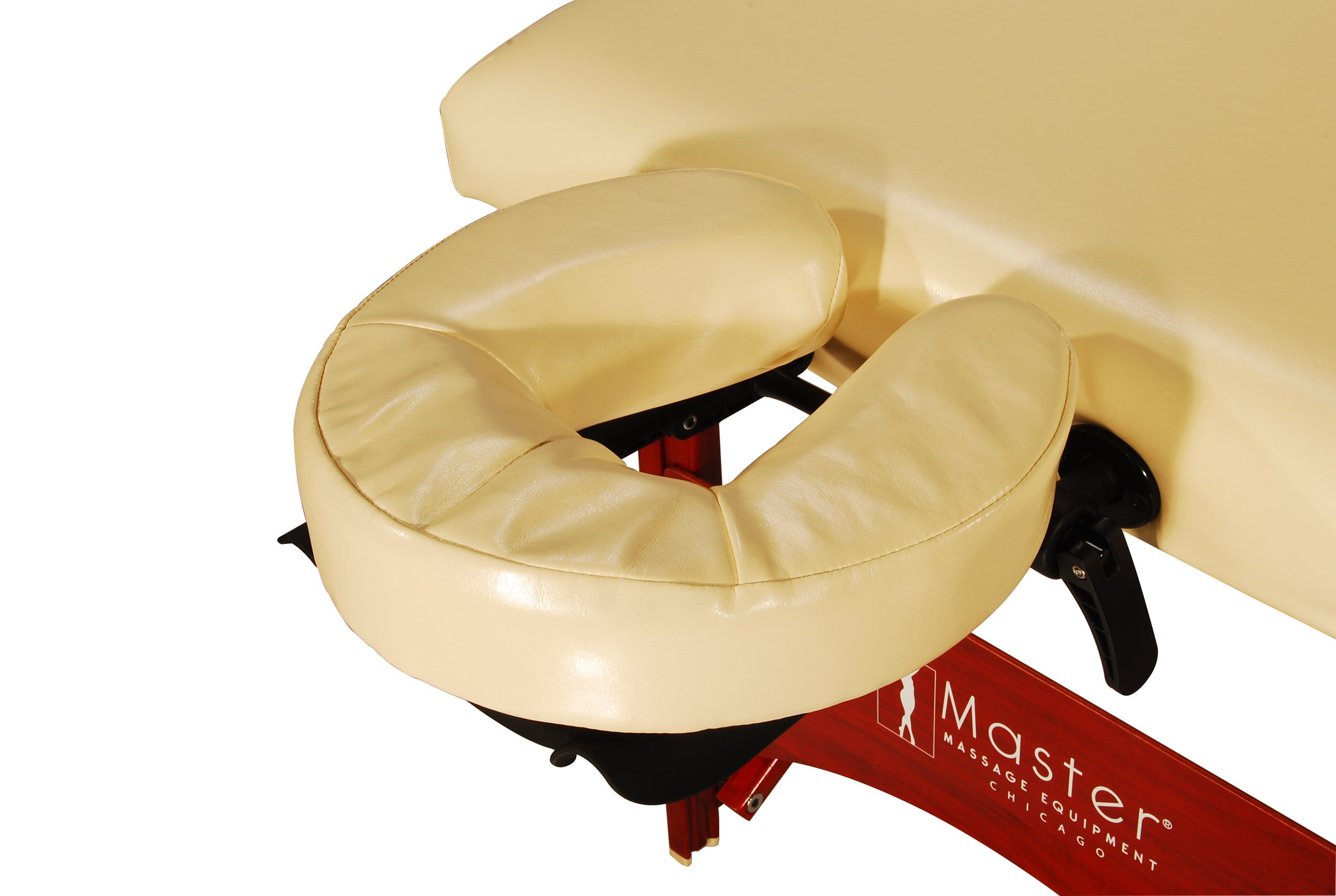 Master Massage 28" Caribbean™ Portable Massage Table Package with THERMA-TOP® - Built-In Adjustable Heating System and Memory Foam! (Cream)