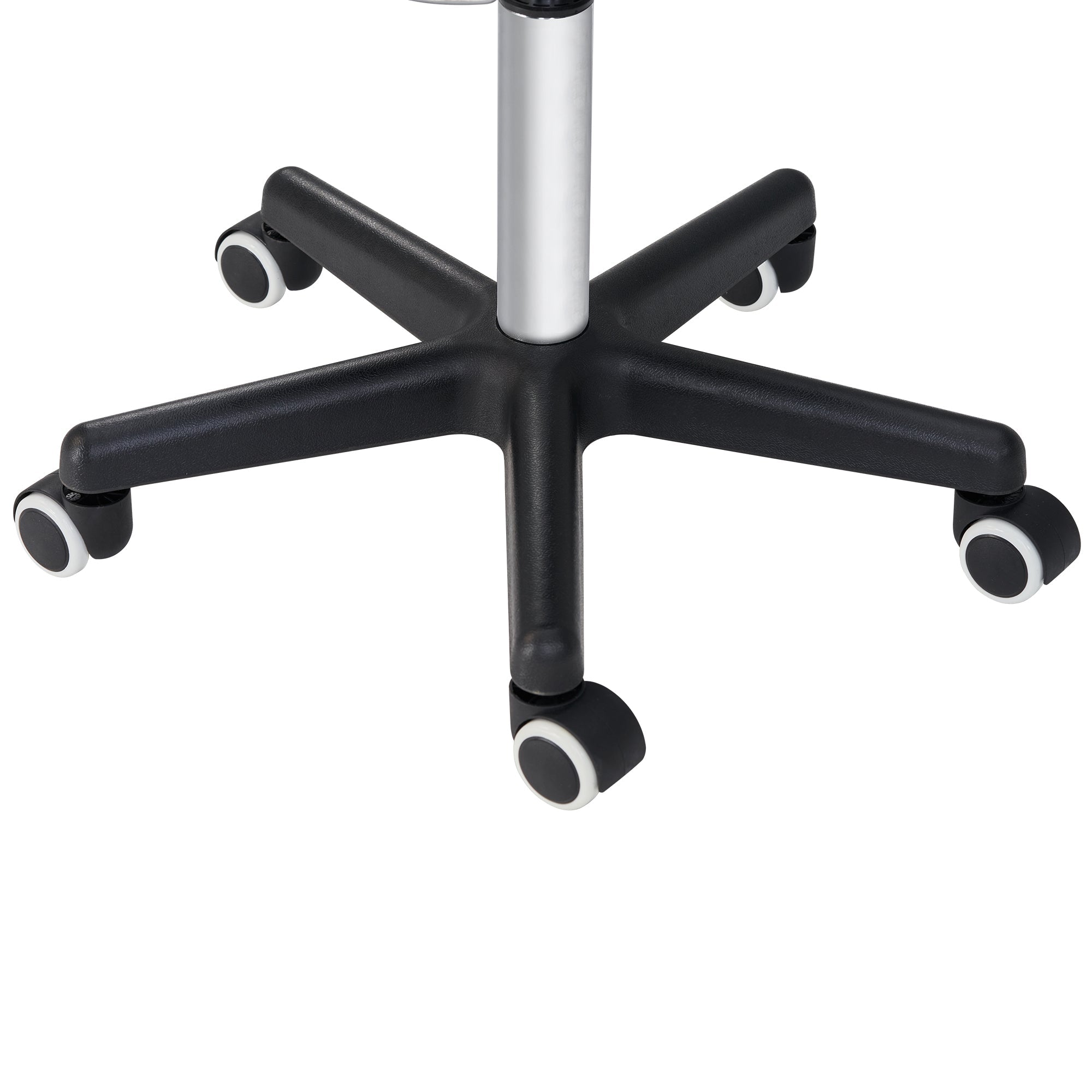 Master Massage Glider Ergonomic Round Swivel Adjustable Rolling Hydraulic Stool Barber Dental Chair for Therapist, Clinic, Tattoo, Spas, Facial, Beauty, Lash, Salons, Home, Studio, Workshop, Office Use.-Black