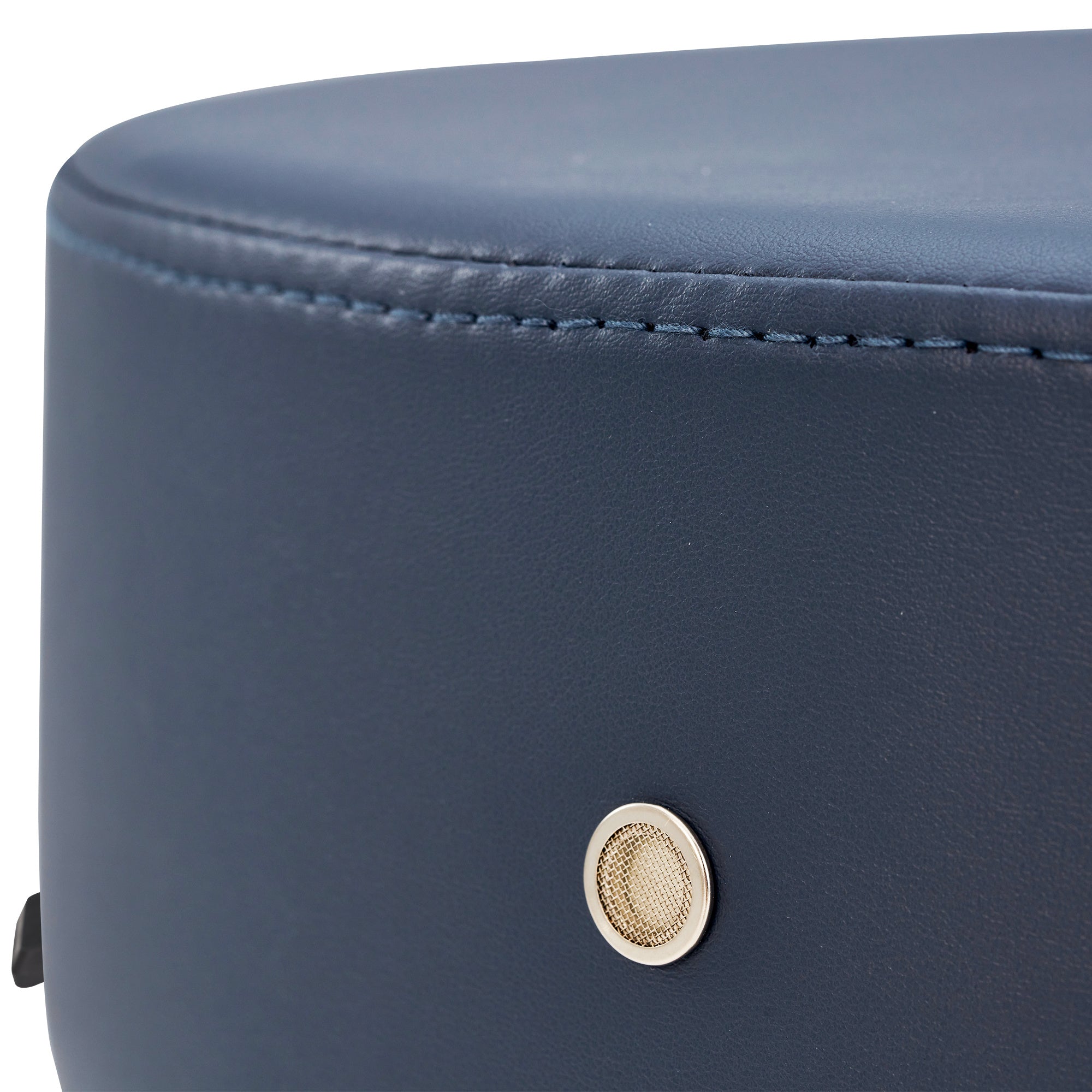 Master Massage Glider Ergonomic Round Swivel Adjustable Rolling Hydraulic Stool Barber Dental Chair for Therapist, Clinic, Tattoo, Spas, Facial, Beauty, Lash, Salons, Home, Studio, Workshop, Office Use. Royal Blue