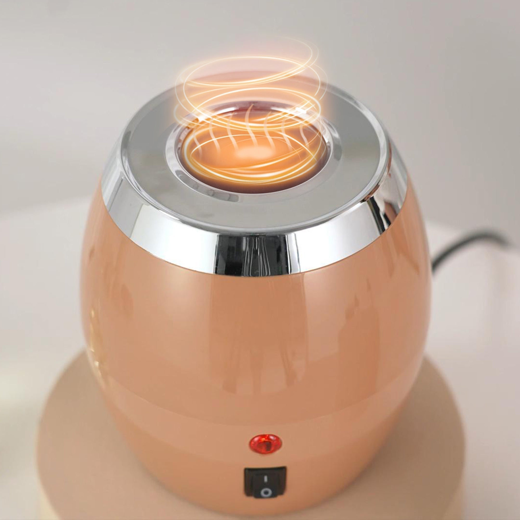 Master Massage Golden Touch Single Bottle Massage Oil Warmer-Professional Massage Lotion Heater with Empty Bottle- Original Design Massage Cream Heating Device-One Dispenser Bottle Heating Furnace