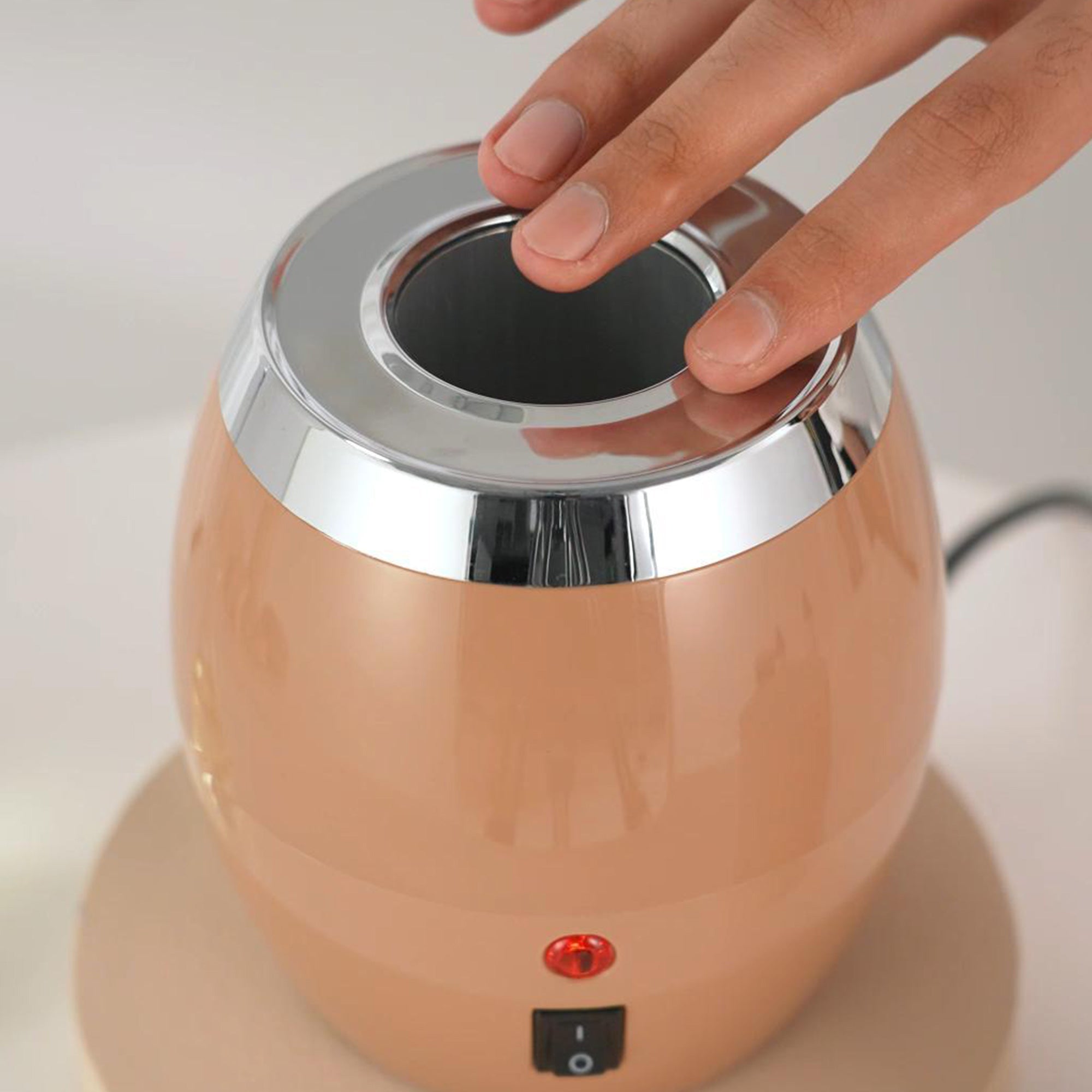 Master Massage Golden Touch Single Bottle Massage Oil Warmer-Professional Massage Lotion Heater with Empty Bottle- Original Design Massage Cream Heating Device-One Dispenser Bottle Heating Furnace