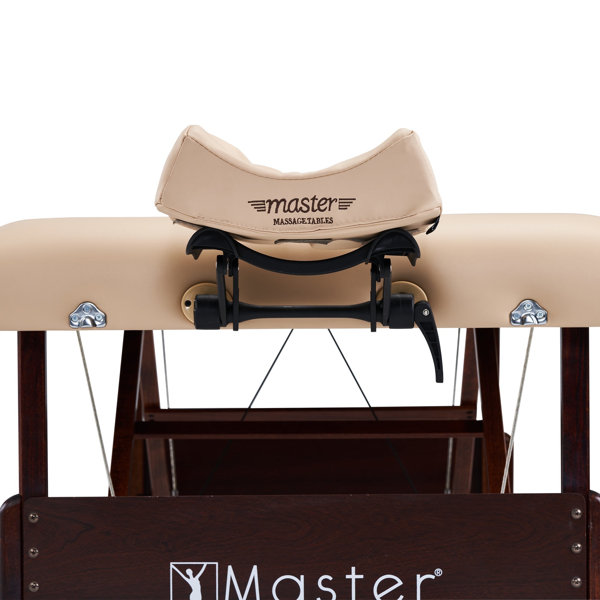 MASTER MASSAGE Universal Ergonomic Dream™ Adjustable Massage Table Face Cradle and Ergonomic Dream Face Cushion Pillow set-Black Color