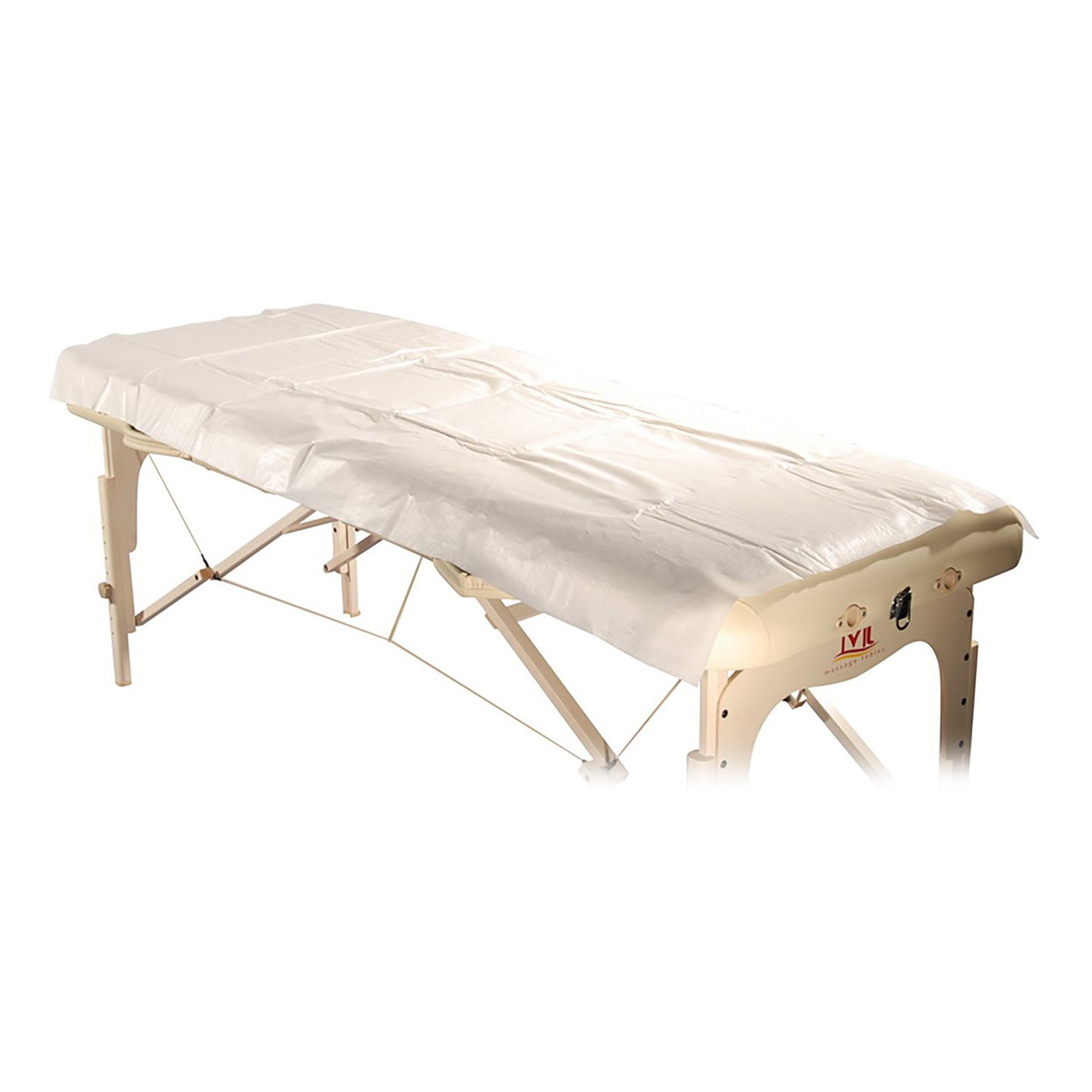 Master Massage Poly-backing Disposable Waterproof Table Sheet (Pack of 10) for MassageTable