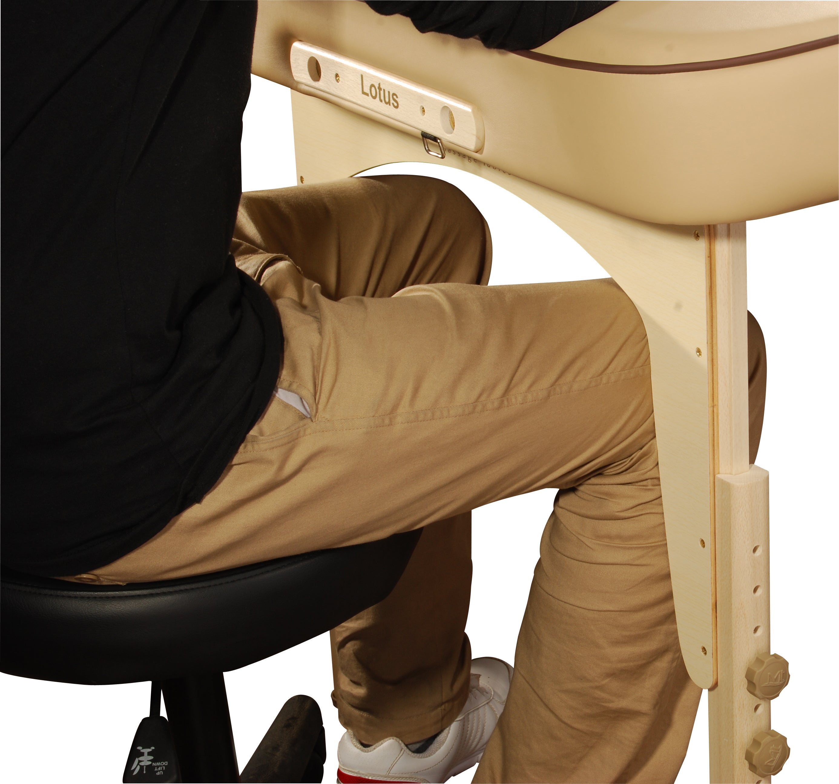 Master Massage 30" Midas Tilt Portable Massage Table Package Backrest Liftback Tattoo and Salon Table black