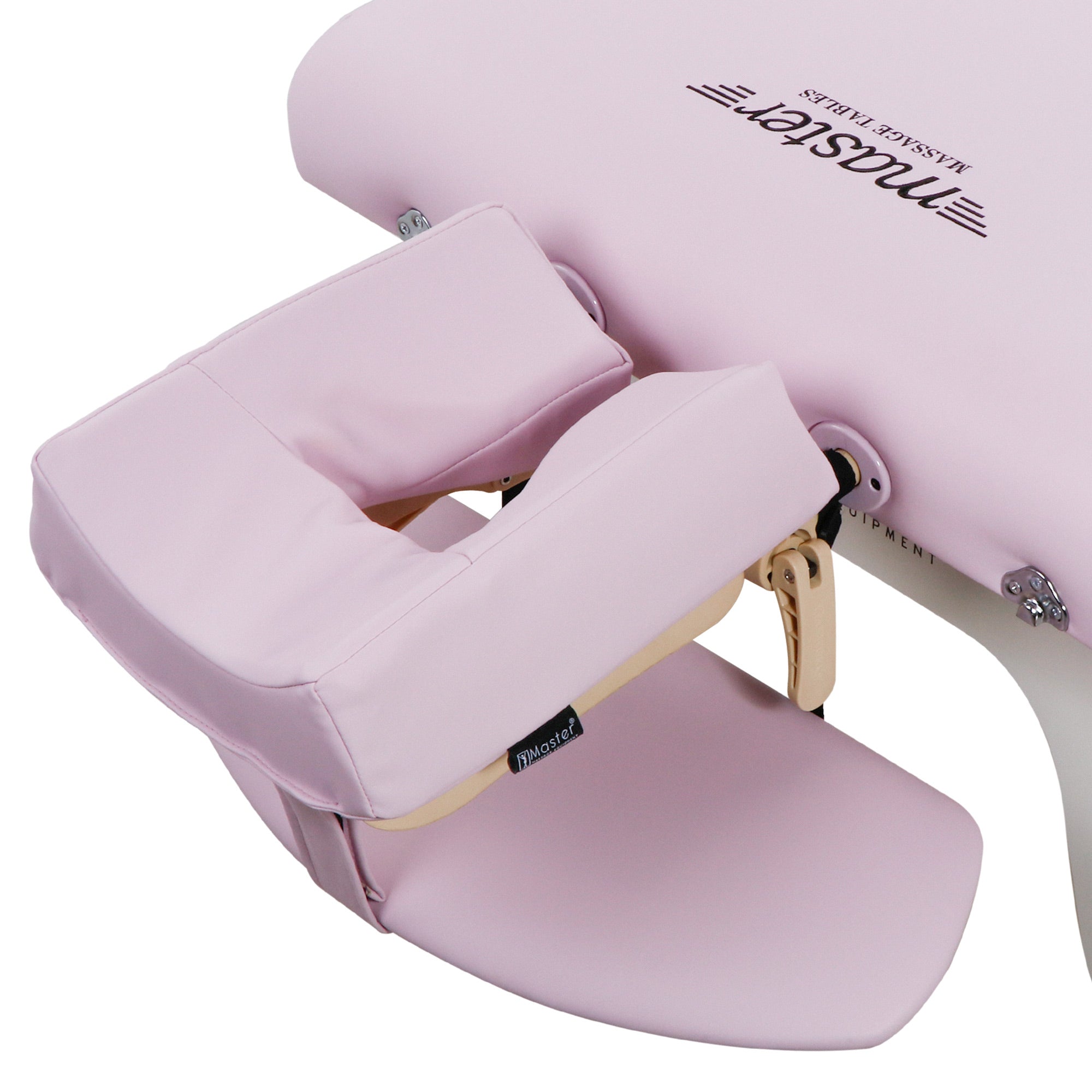 Master Massage 31" Extra Wide Montclair Pro Memory Foam Portable Massage Table Package with Reiki - Crystal Rose